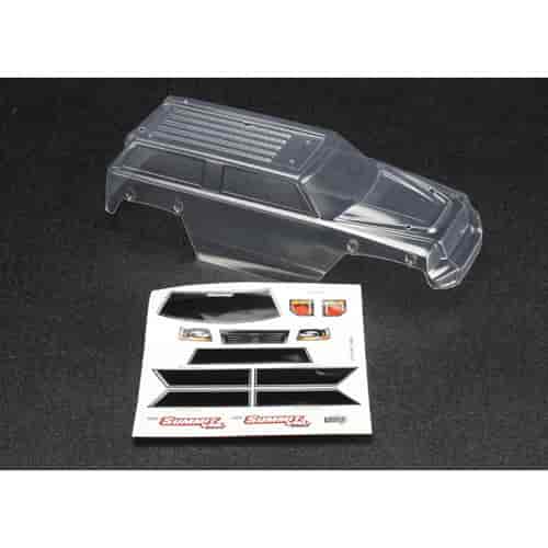 Body 1/16 Summit clear requires painting / grill lights decal sheet