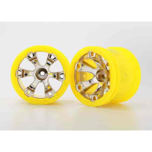 Wheels Geode 2.2 chrome yellow beadlock style 12mm hex 2