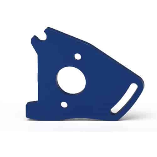 Motor Plate Blue-Anodized Aluminum