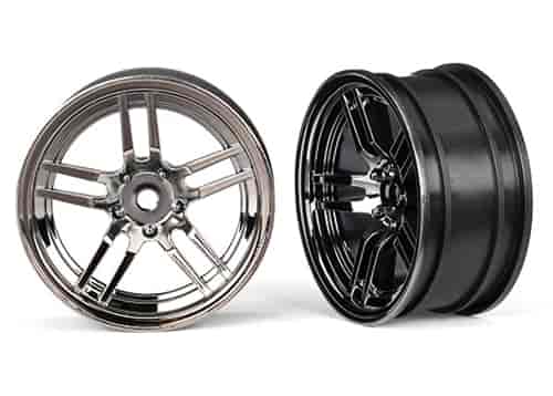 Split-Spoke Black Chrome Rear Wheels