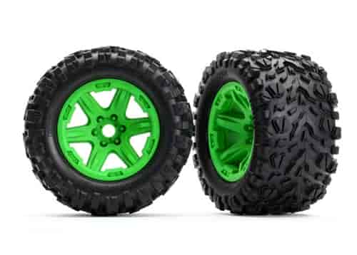 E-Revo VXL Wheels and Tires Green