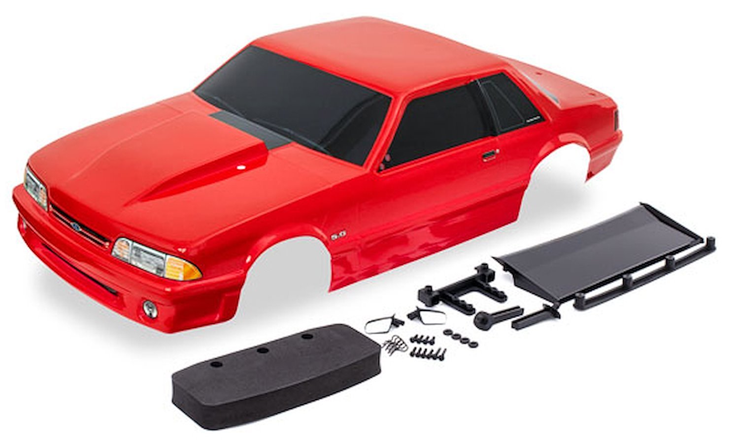 Traxxas Ford Mustang 5.0 Complete Body Replacement for Drag Slash