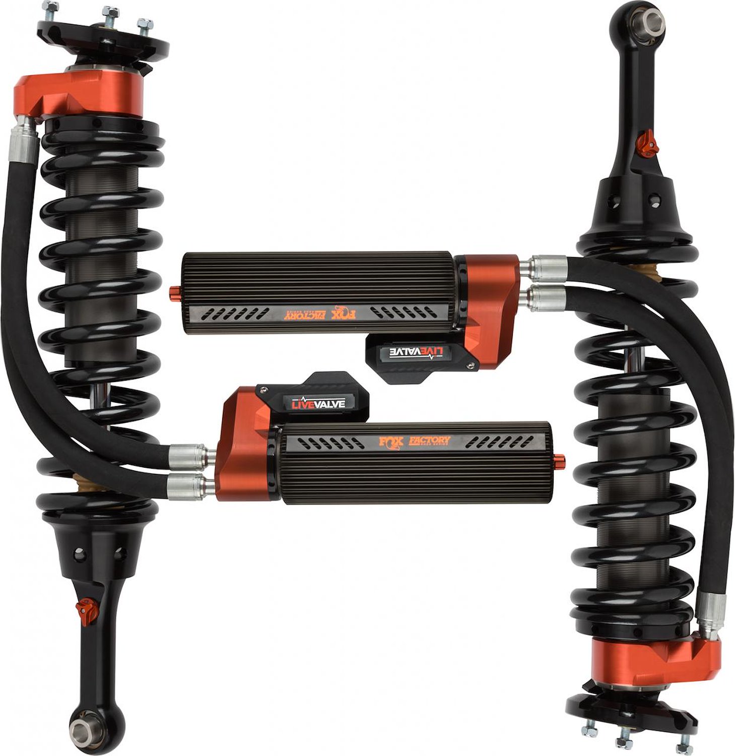 Factory Race Series Front 3.0 Live Valve Shocks with Internal Bypass for 2019-2020 Ford Raptor