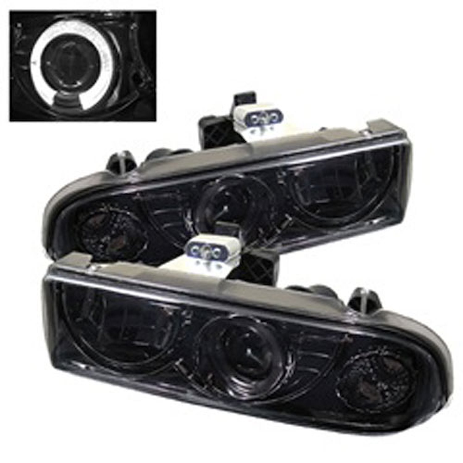 Halo LED Projector Headlights 1998-2004 Chevy S10