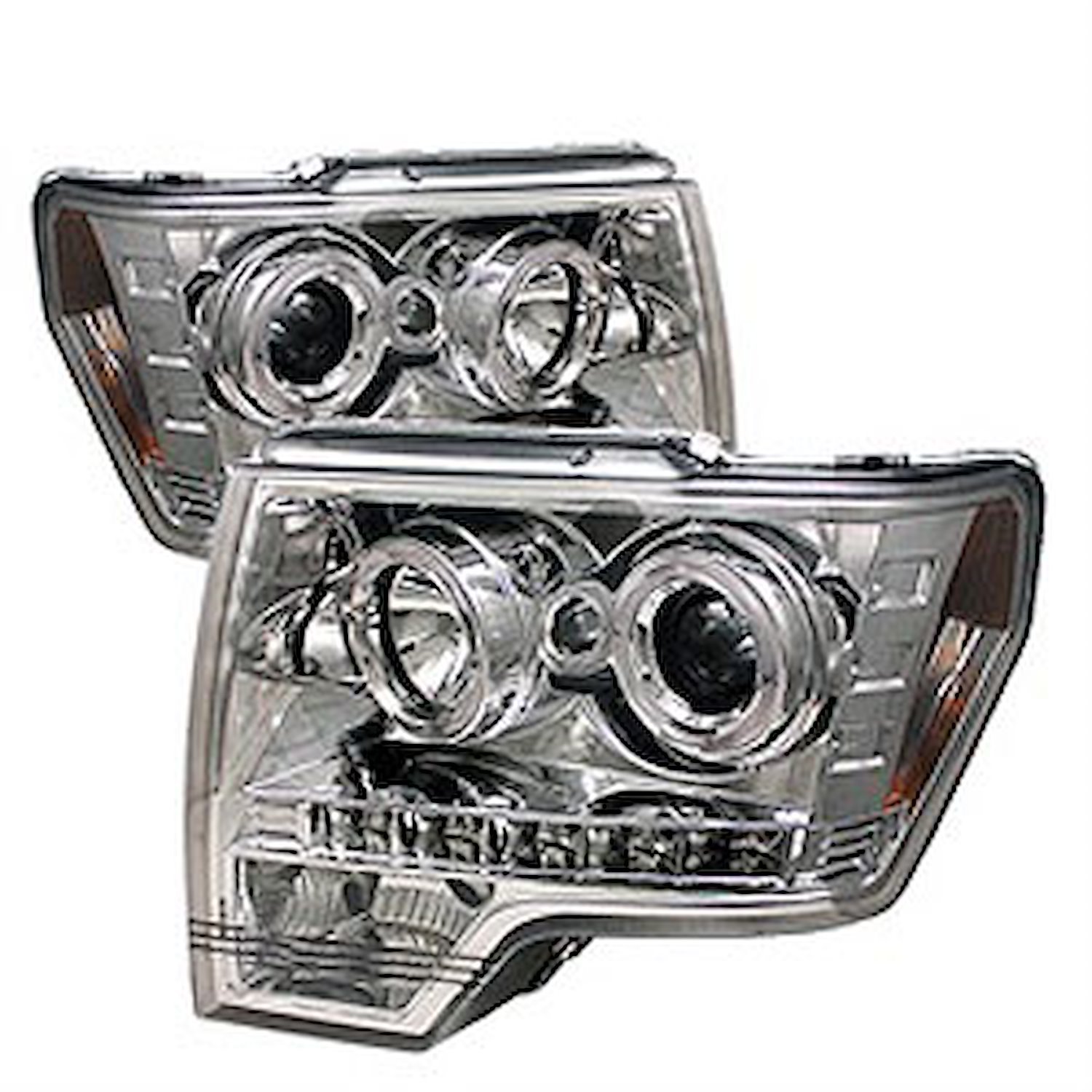Halo LED Projector Headlights 2009-2014 Ford F150
