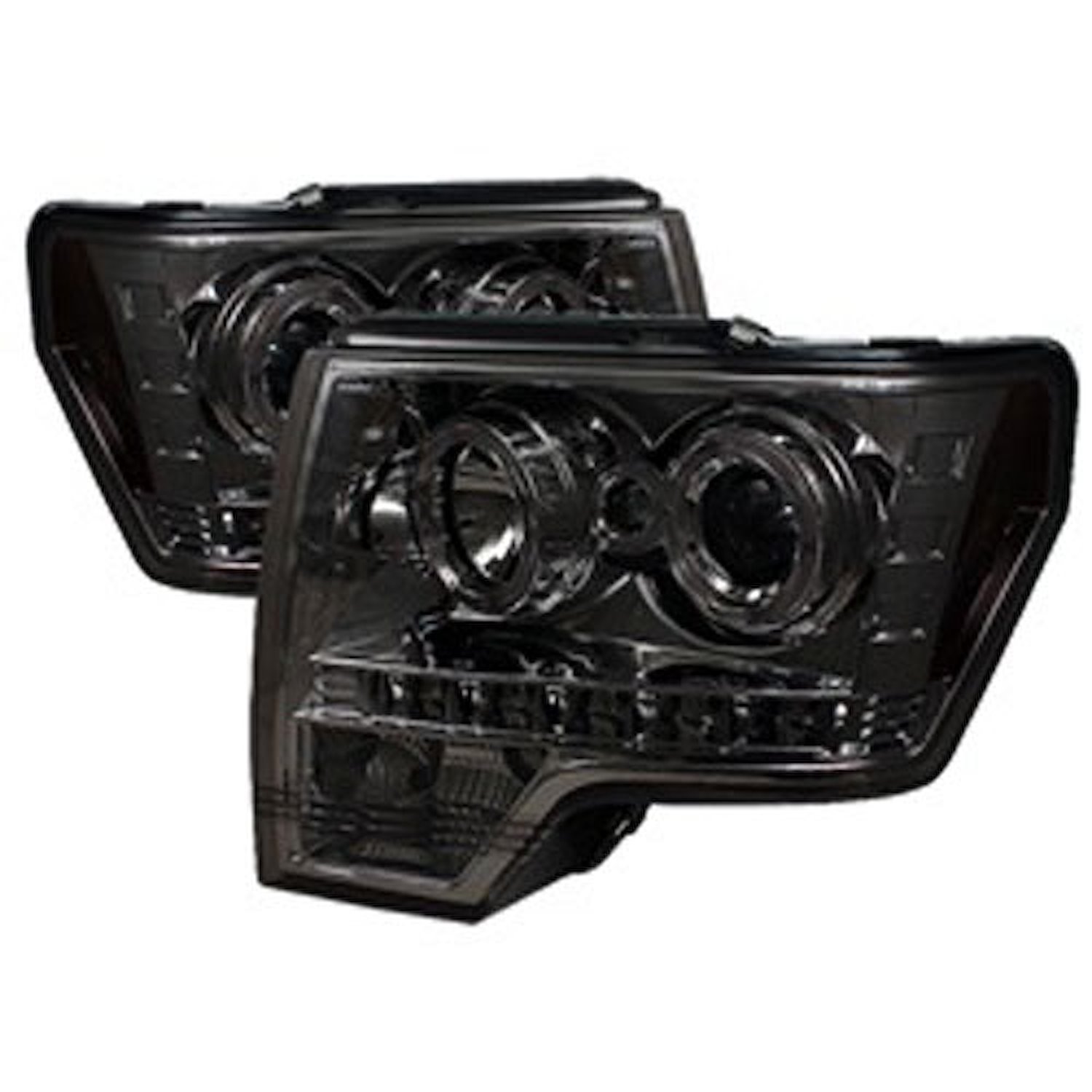 Halo LED Projector Headlights 2009-2014 Ford F150