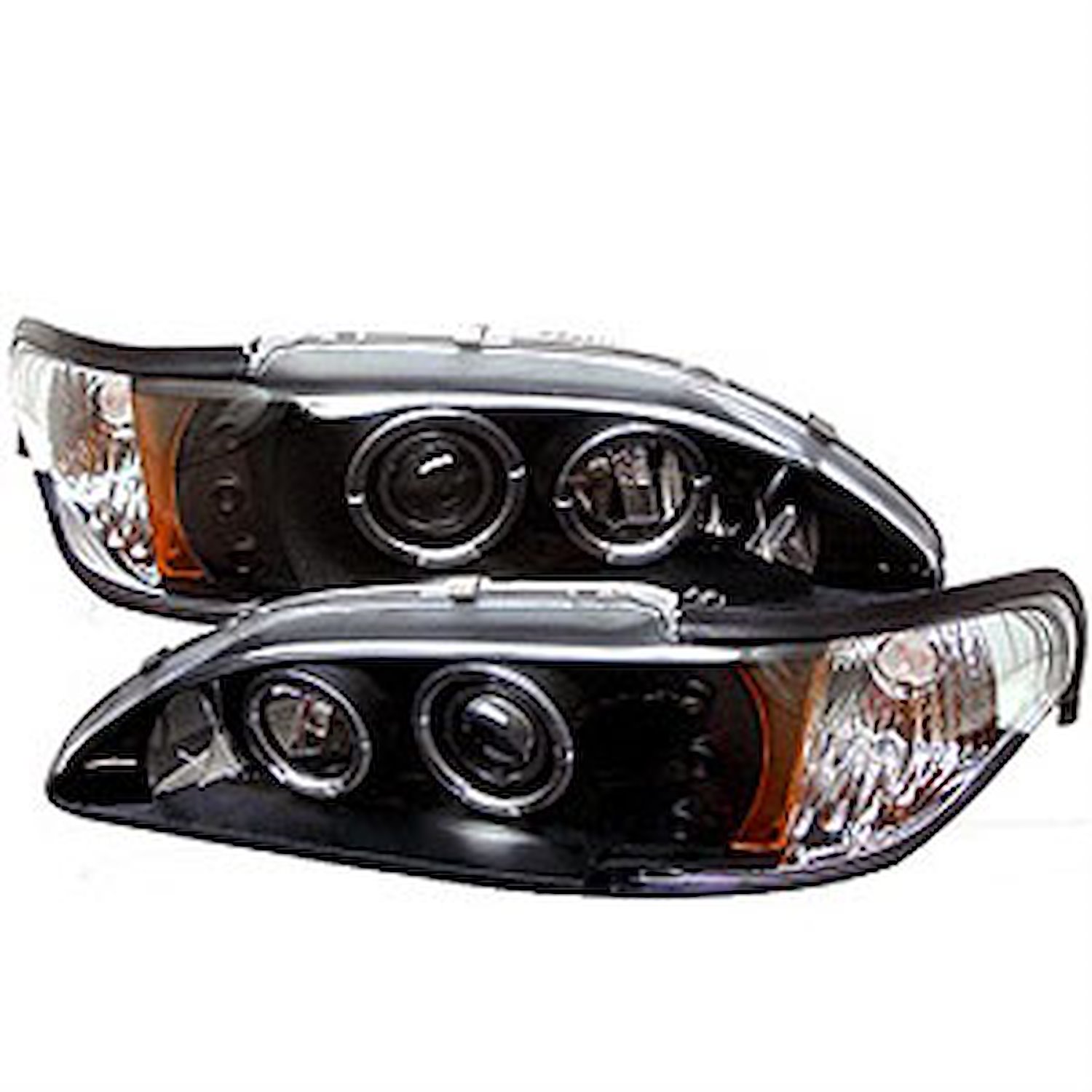 Halo LED Projector Headlights 1994-1998 Ford Mustang