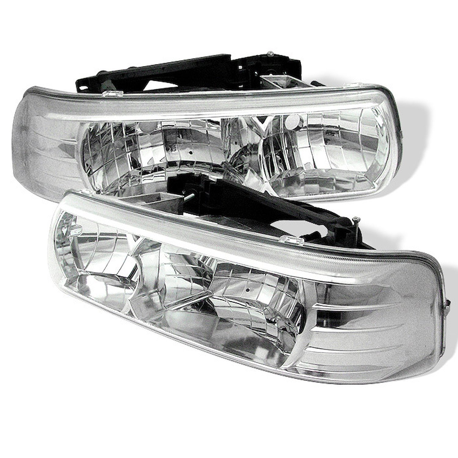 LED Crystal Headlights 1999-2002 Chevy Silverado
