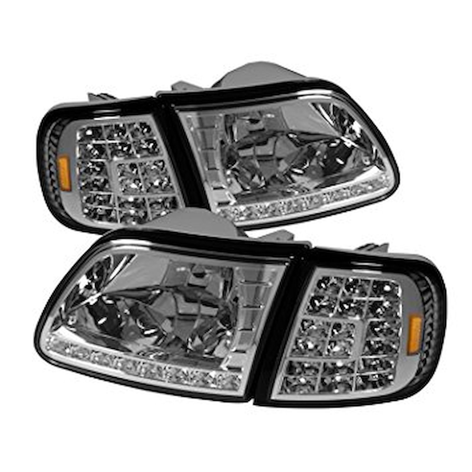 xTune Crystal Headlights 1997-2002 Ford Expedition/F150