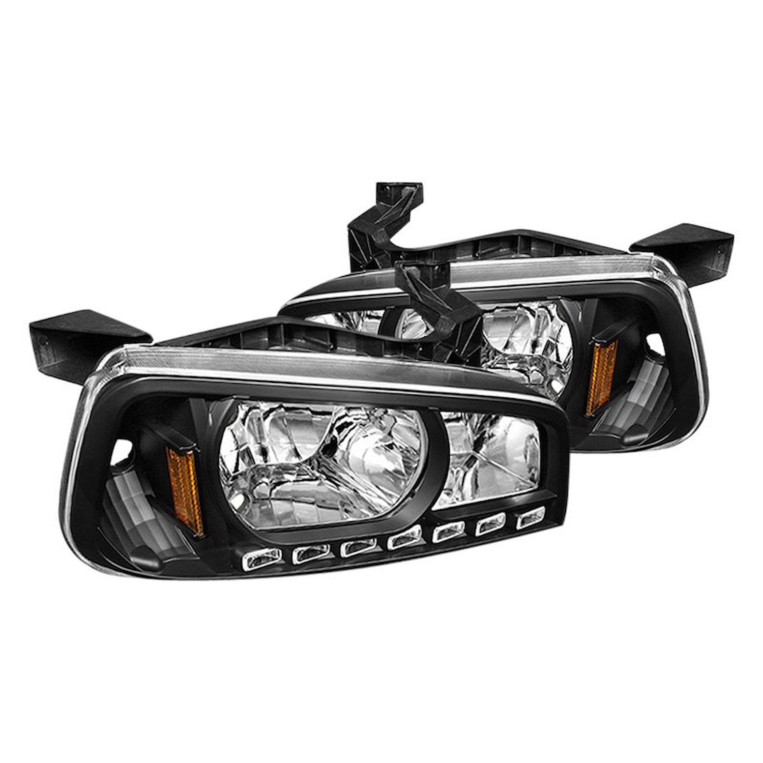 xTune LED Crystal Headlights 2006-2010 Dodge Charger