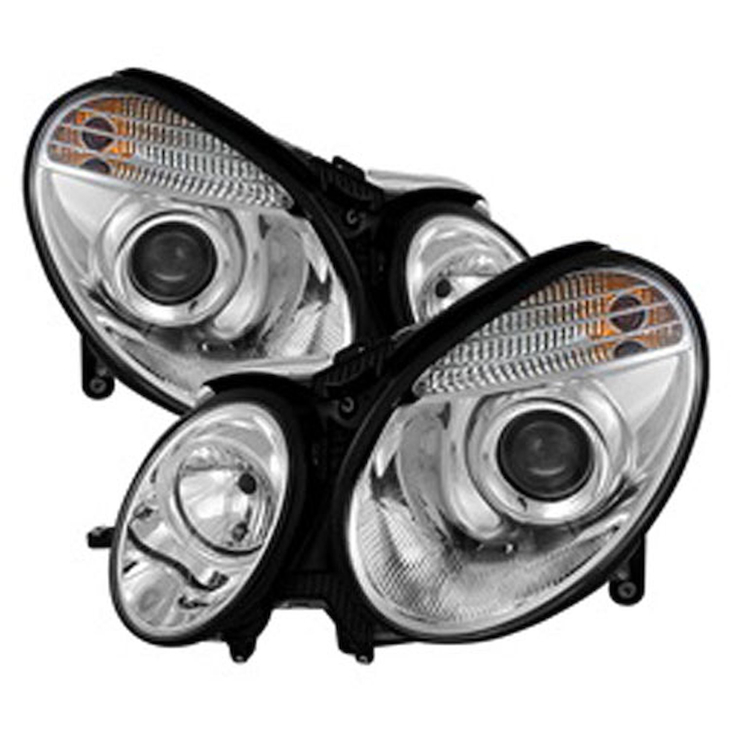 Halo LED Projector Headlights 2003-2006 Mercedes Benz E-Class