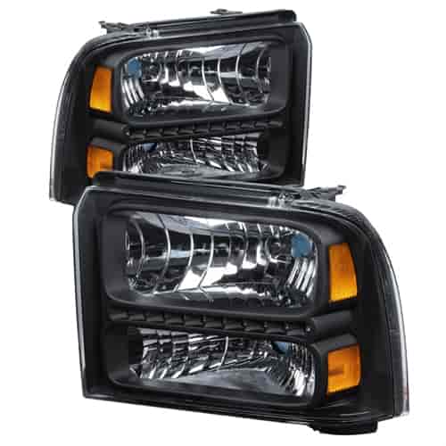 xTune LED Crystal Headlights 2005-2007 Ford F250/350/450 Super Duty