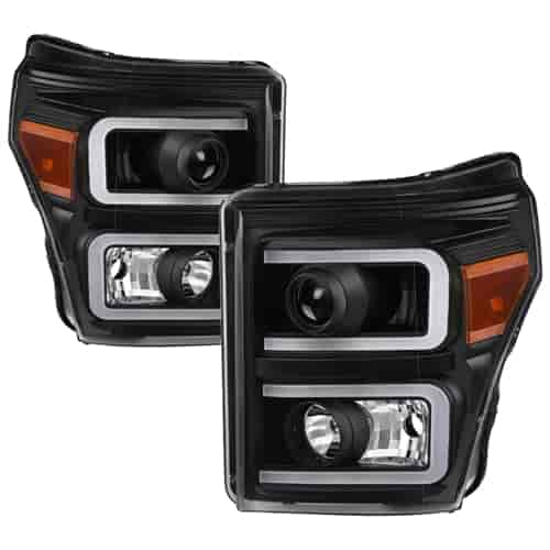 xTune Light Bar DRL Projector Headlights 2011-2016 Ford F250/F350/F450