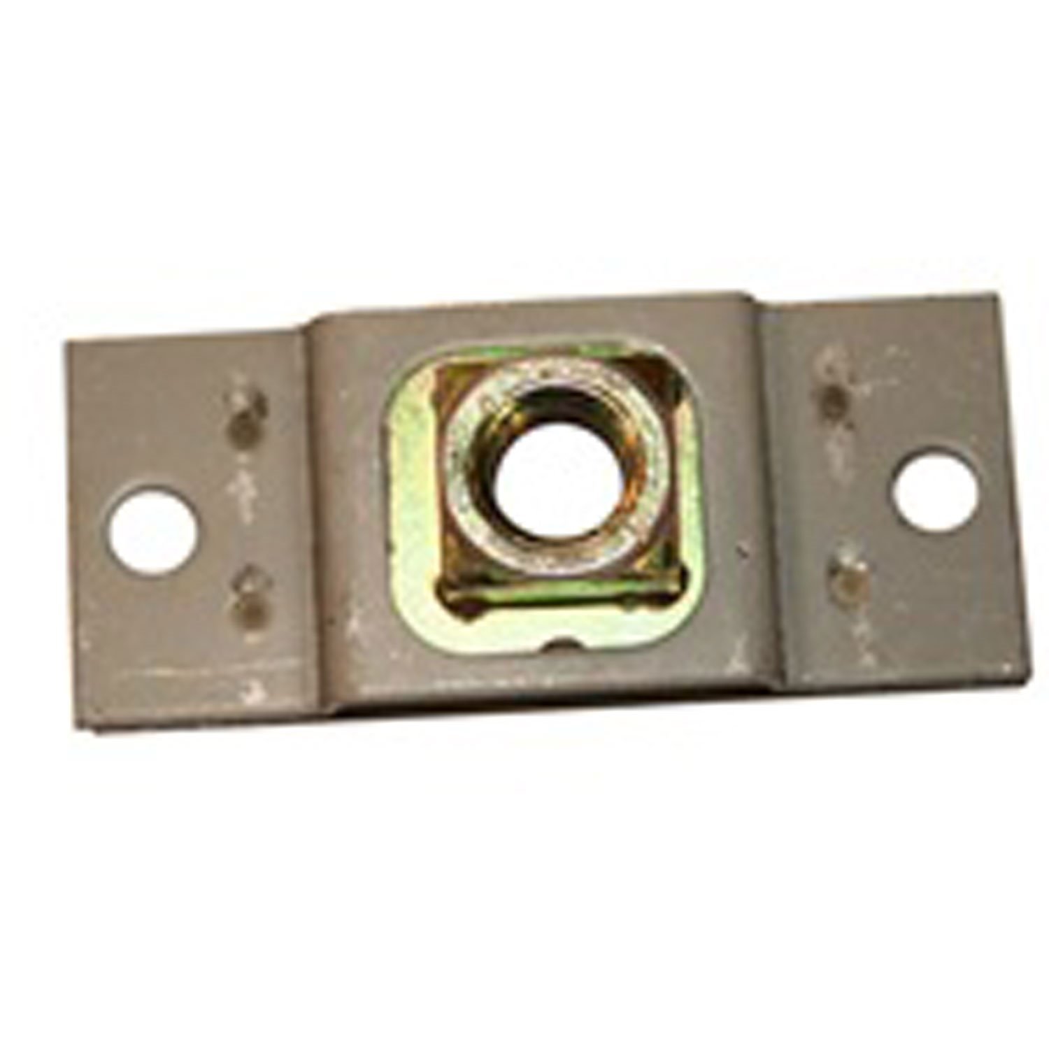 This door latch striker plate from Omix-ADA fits the left or right side on 81-86 Jeep CJ7 and CJ8 an
