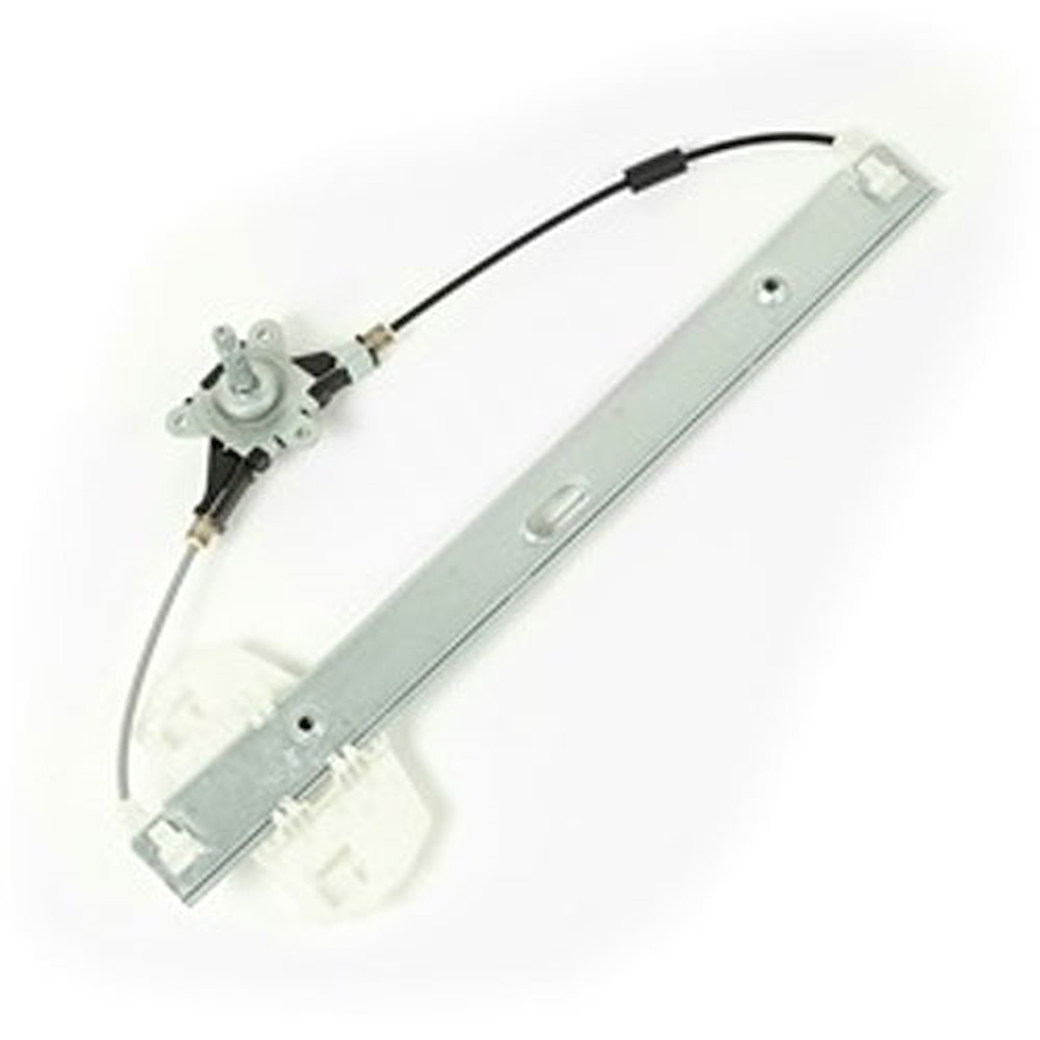 This left front manual window regulator from Omix-ADA fits 07-16 Jeep Wranglers with full doors.