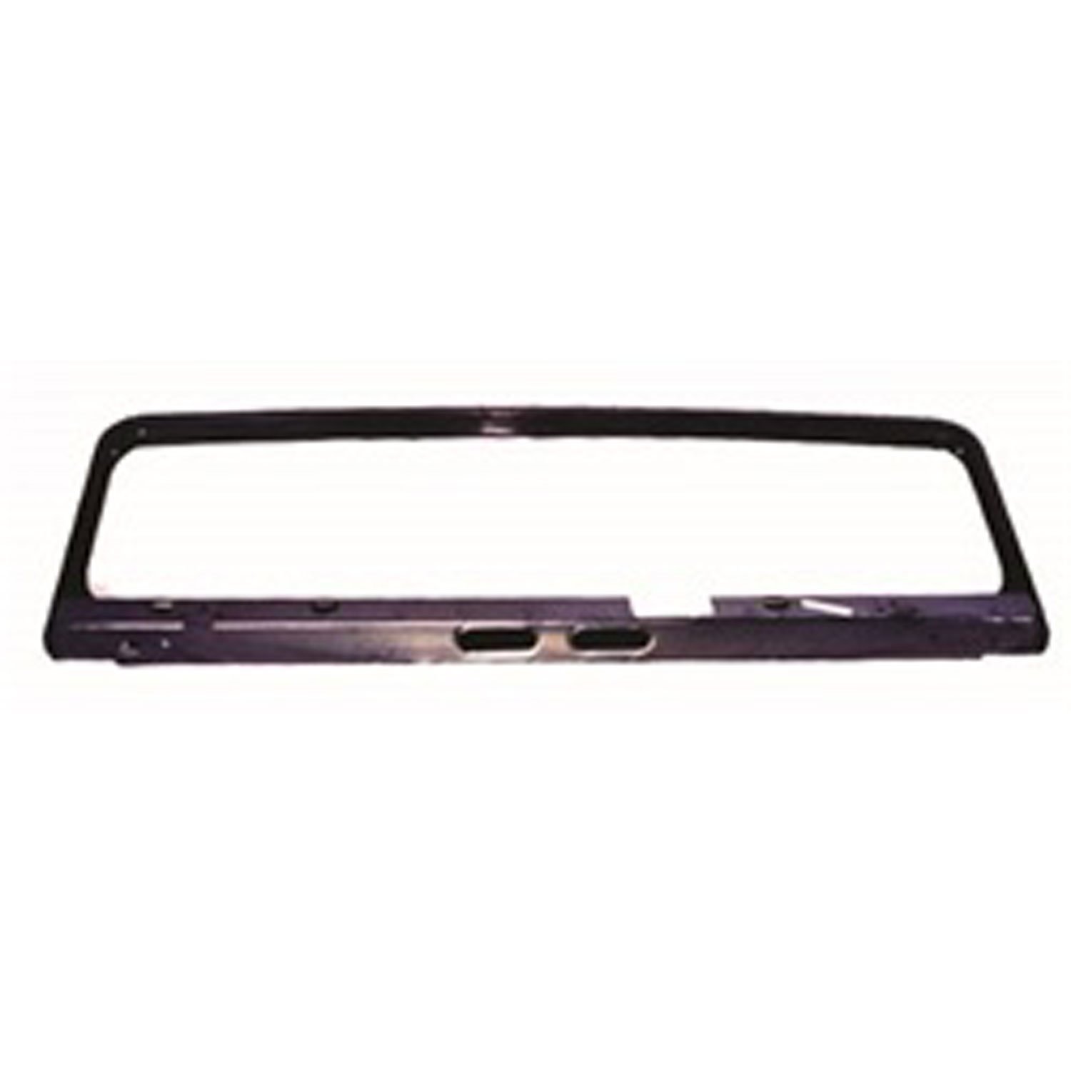 Replacement windshield frame from Omix-ADA, Fits 67-75 Jeep CJ5 and 67-71 CJ6 with bottom-mounted wipers.