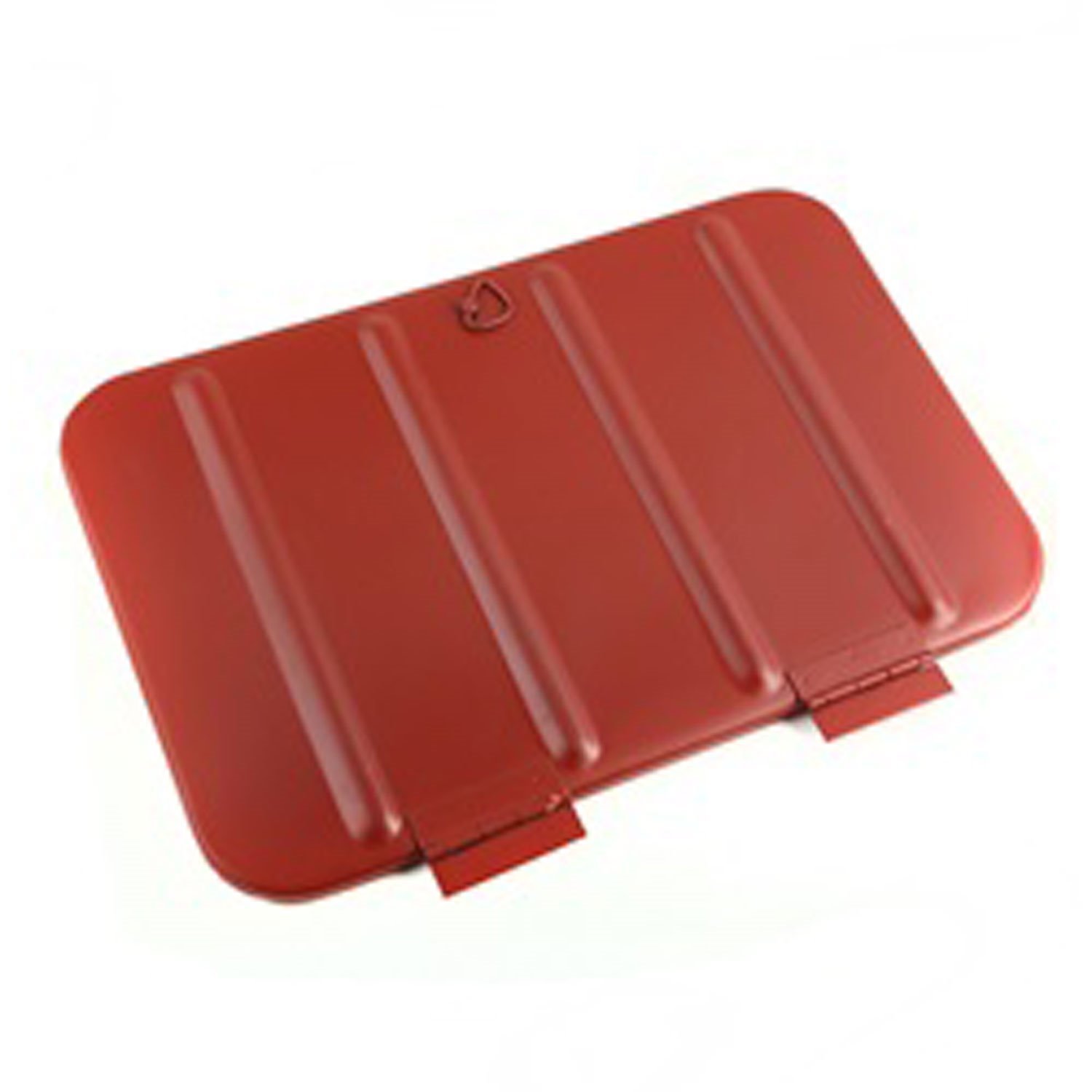 This reproduction tool box compartment lid from Omix-ADA fits 46-71 Willys and Jeep models.