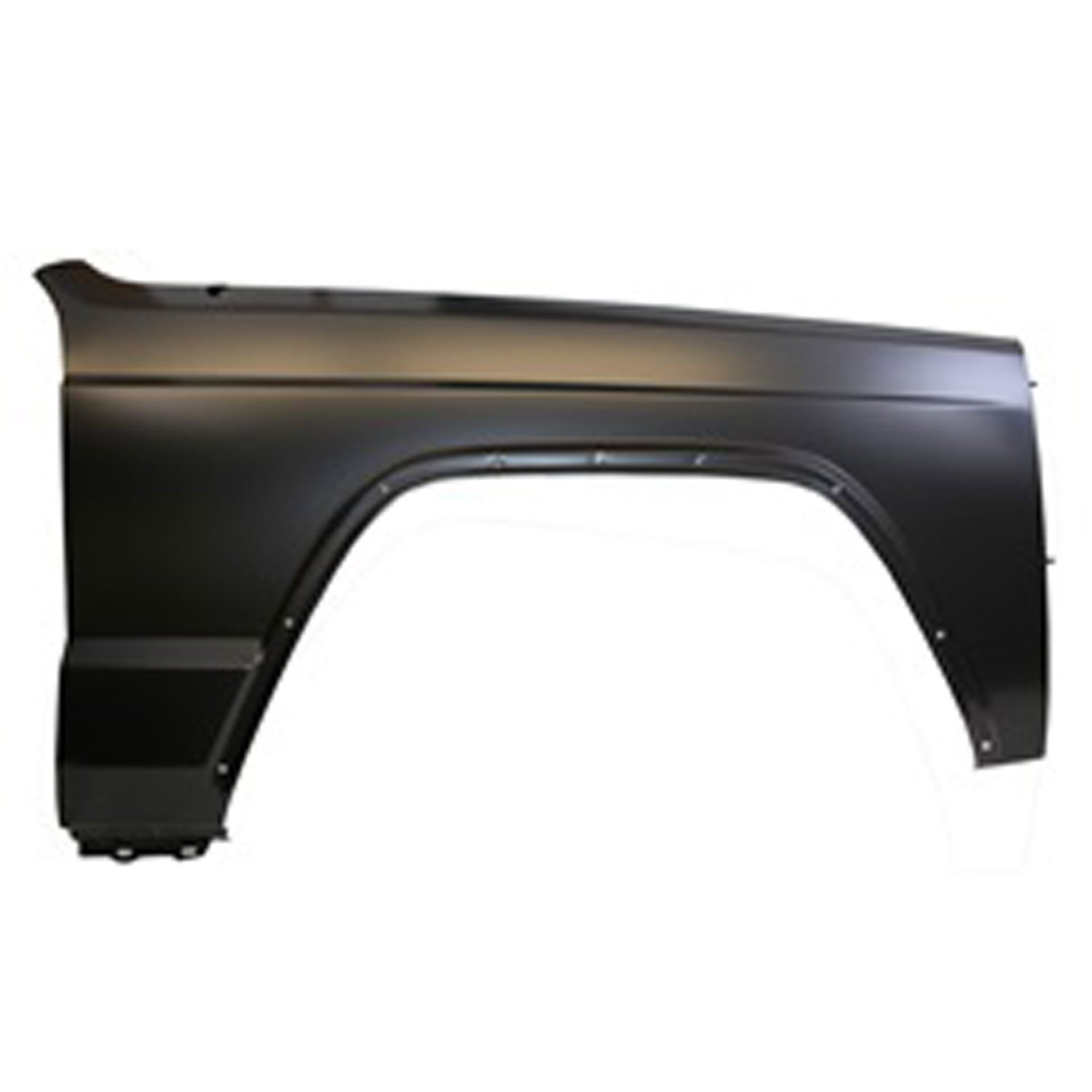 Replacement front fender from Omix-ADA, Fits right side on 84-96 Jeep Cherokee XJ