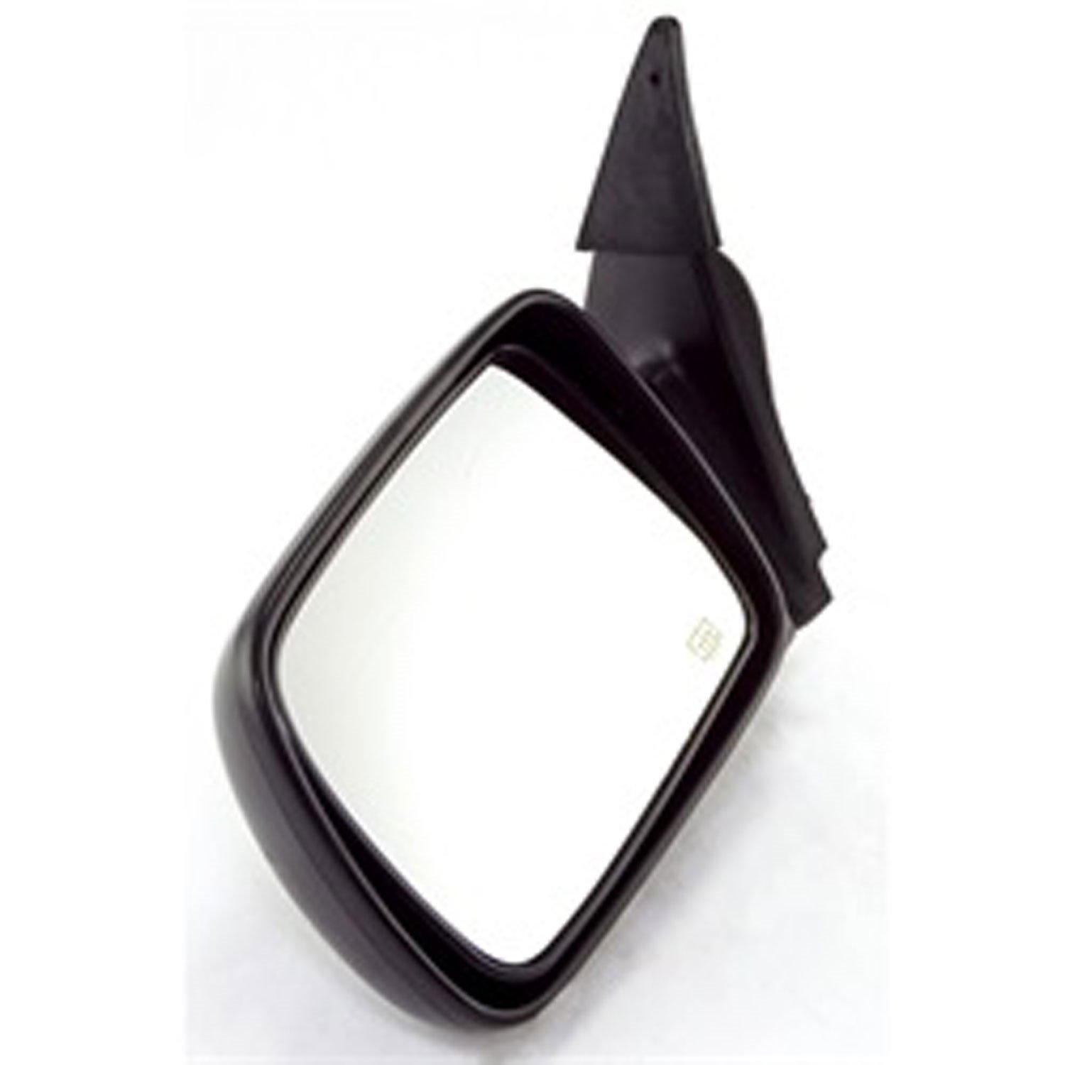 This black folding power heated door mirror from Omix-ADA fits 96-98 Jeep Grand Cherokee. Left side.