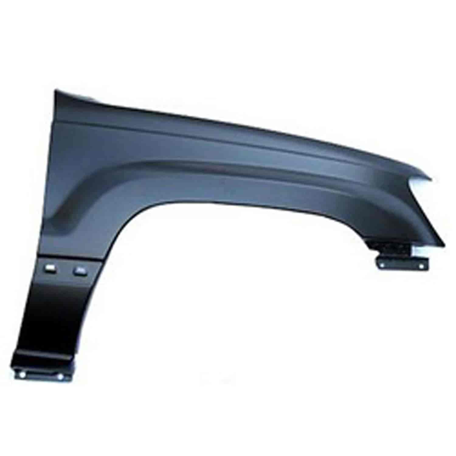 Replacement right front fender from Omix-ADA, Fits 99-04 Jeep Grand Cherokee WJ