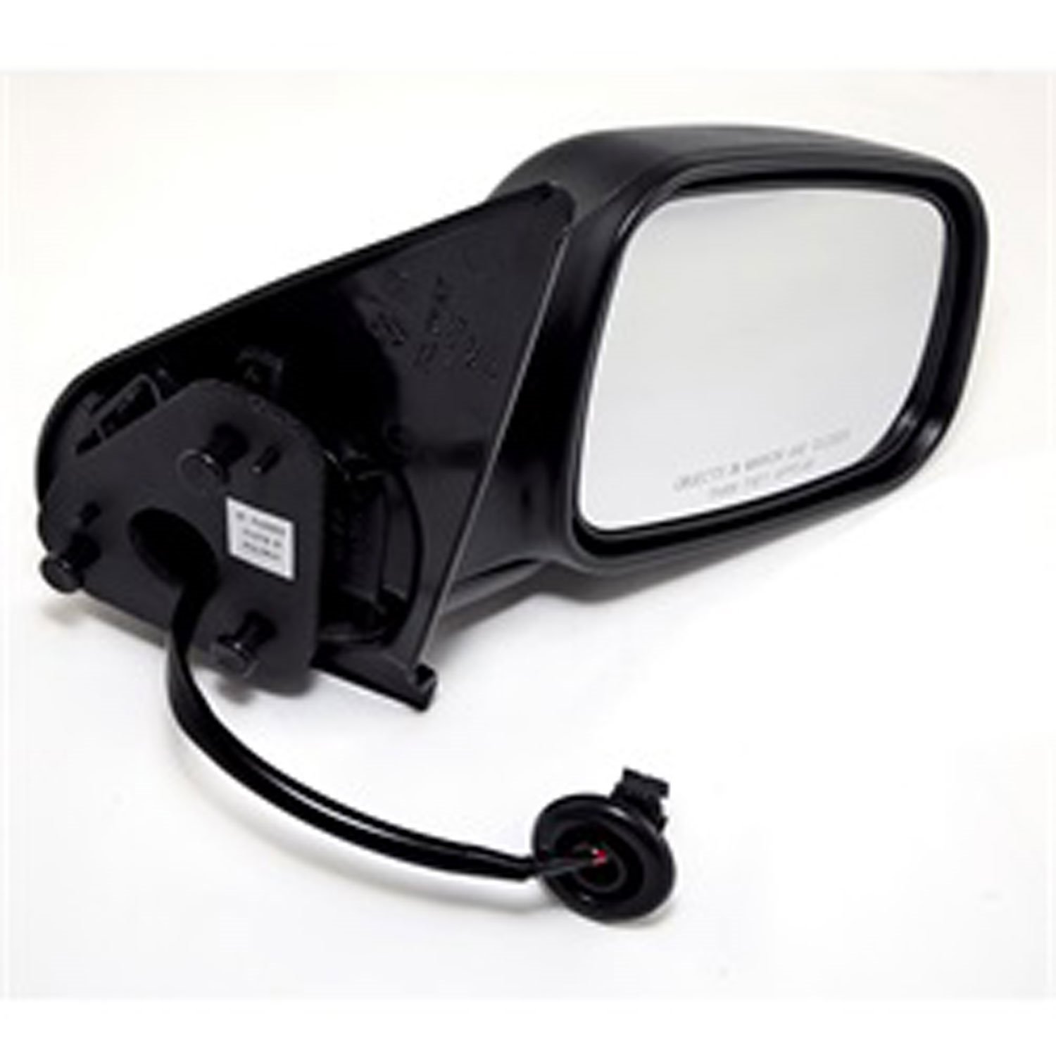 This black folding power door mirror from Omix-ADA fits the right door on 99-04 Jeep Grand Cherokee WJ.