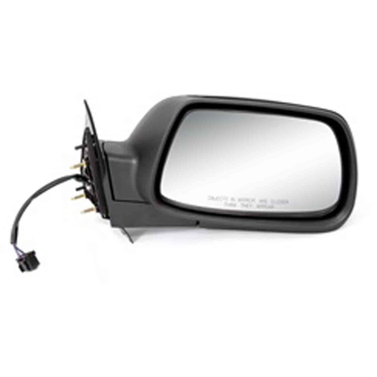 This black folding power door mirror from Omix-ADA fits the right door on 05-10 Jeep Grand Cherokee