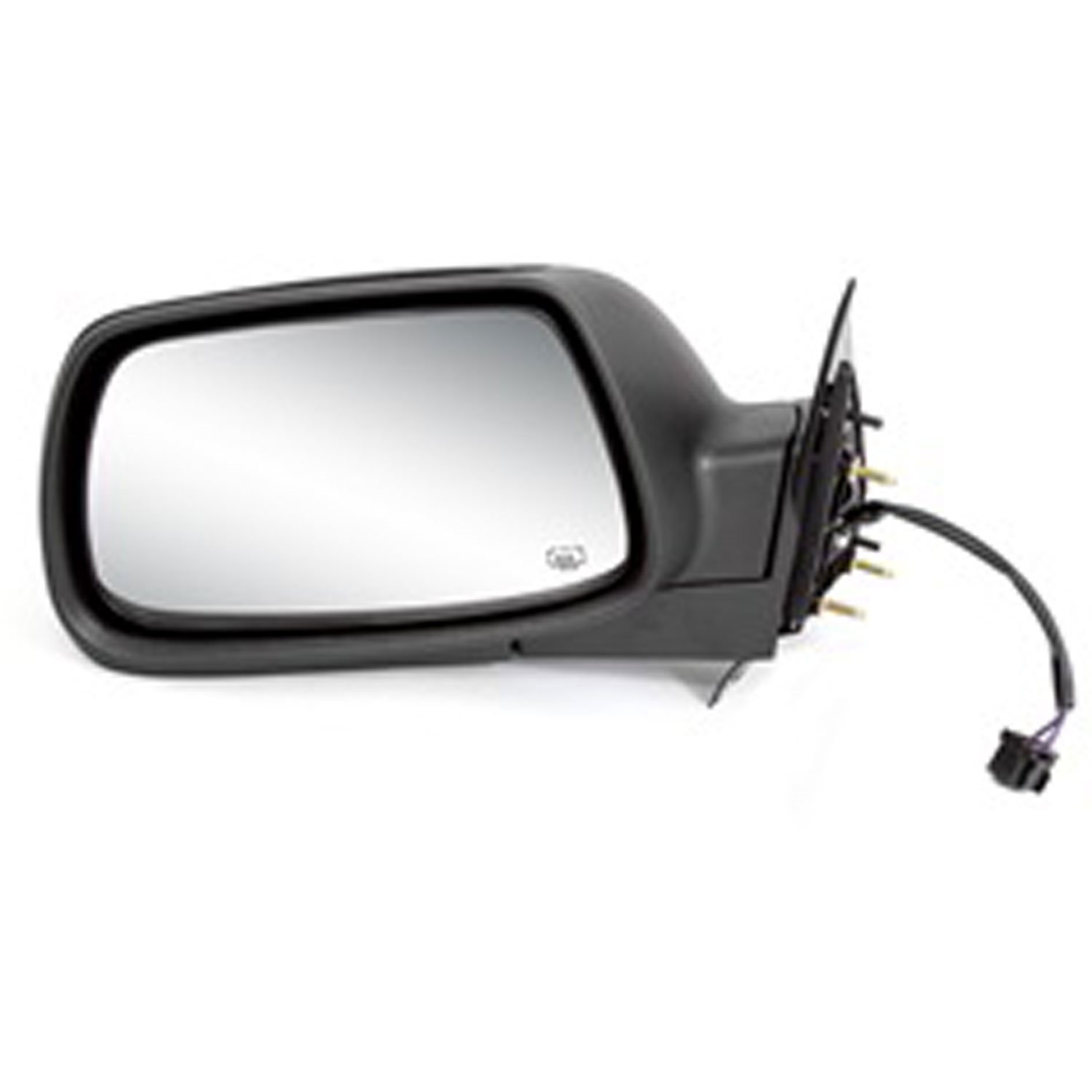 This black folding power door mirror from Omix-ADA is heated and fits the left door on 05-10 Jeep Grand Cherokee WK.