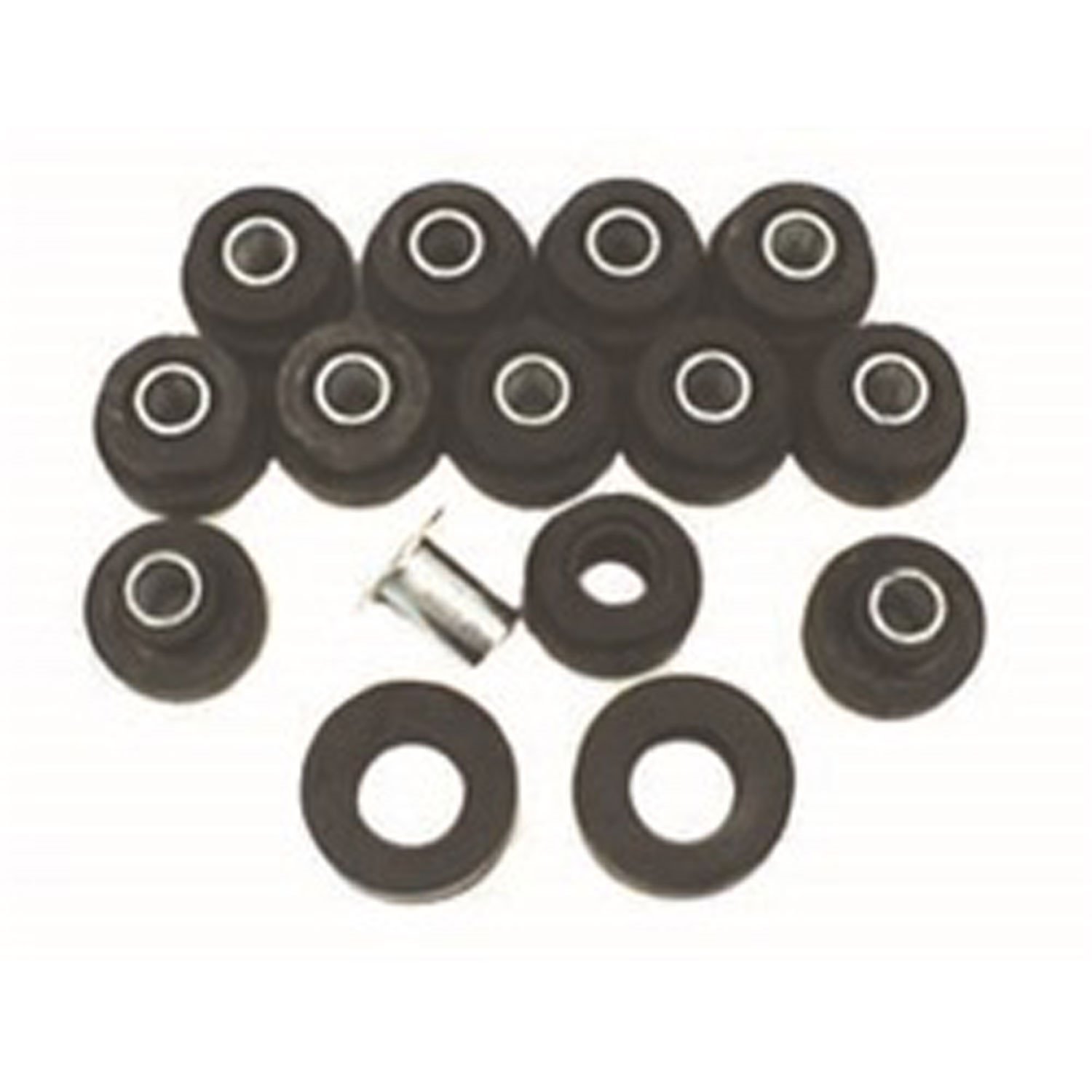 This factory-style body tub mounting kit from Omix-ADA fits 76-86 Jeep CJ models.