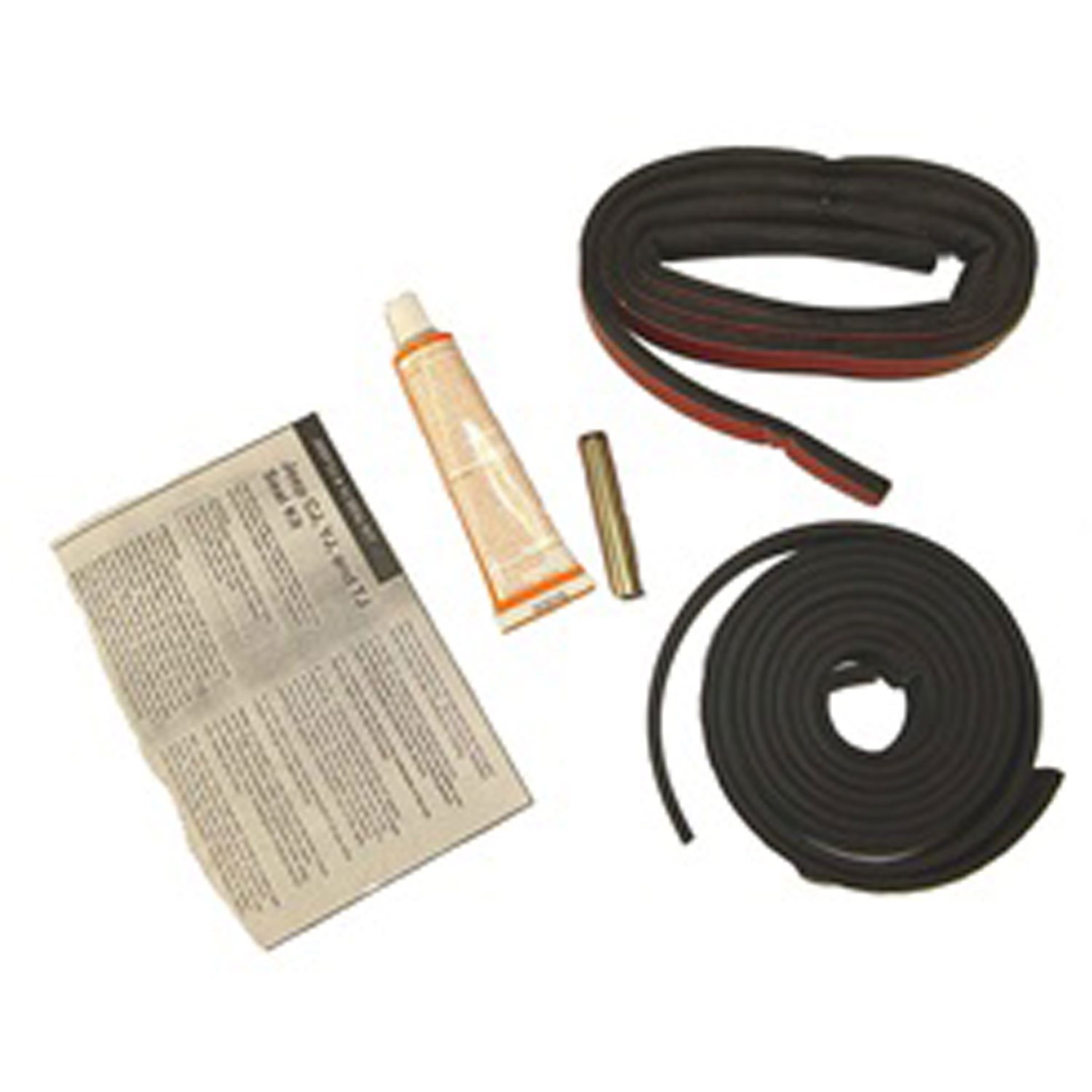 This hardtop seal kit from Omix-ADA fits 76-86 CJ 87-95 YJ and 97-06 TJ