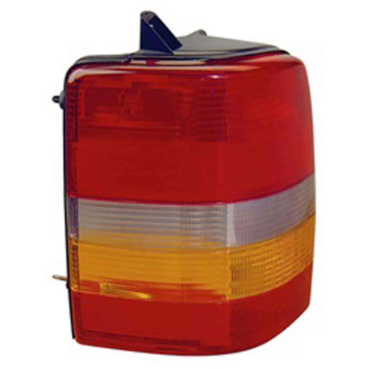 Replacement tail light assembly from Omix-ADA, Fits left side of 93-98 Jeep Grand Cherokee ZJ