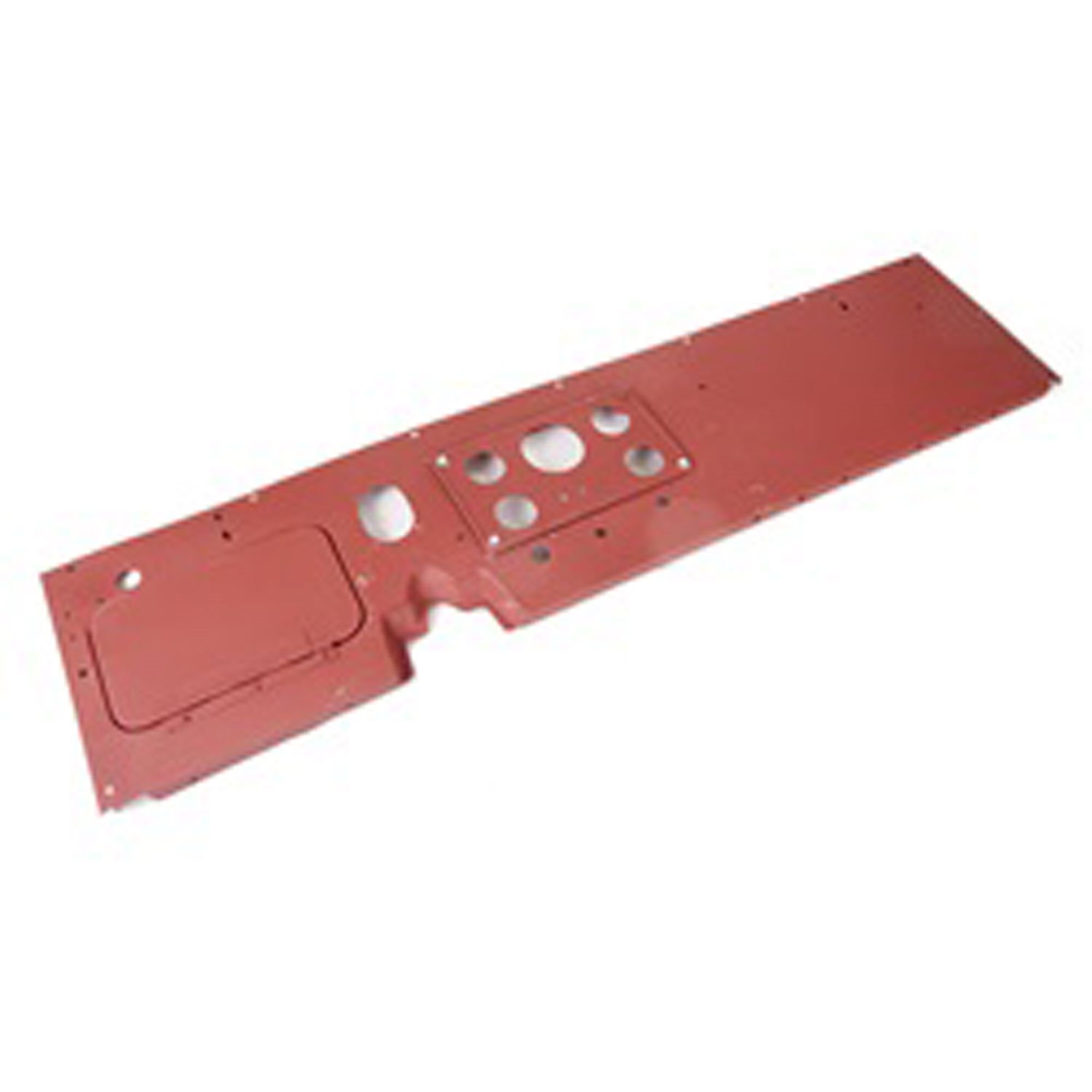 This reproduction dash panel from Omix-ADA fits 52-57 Willys M38-A1.