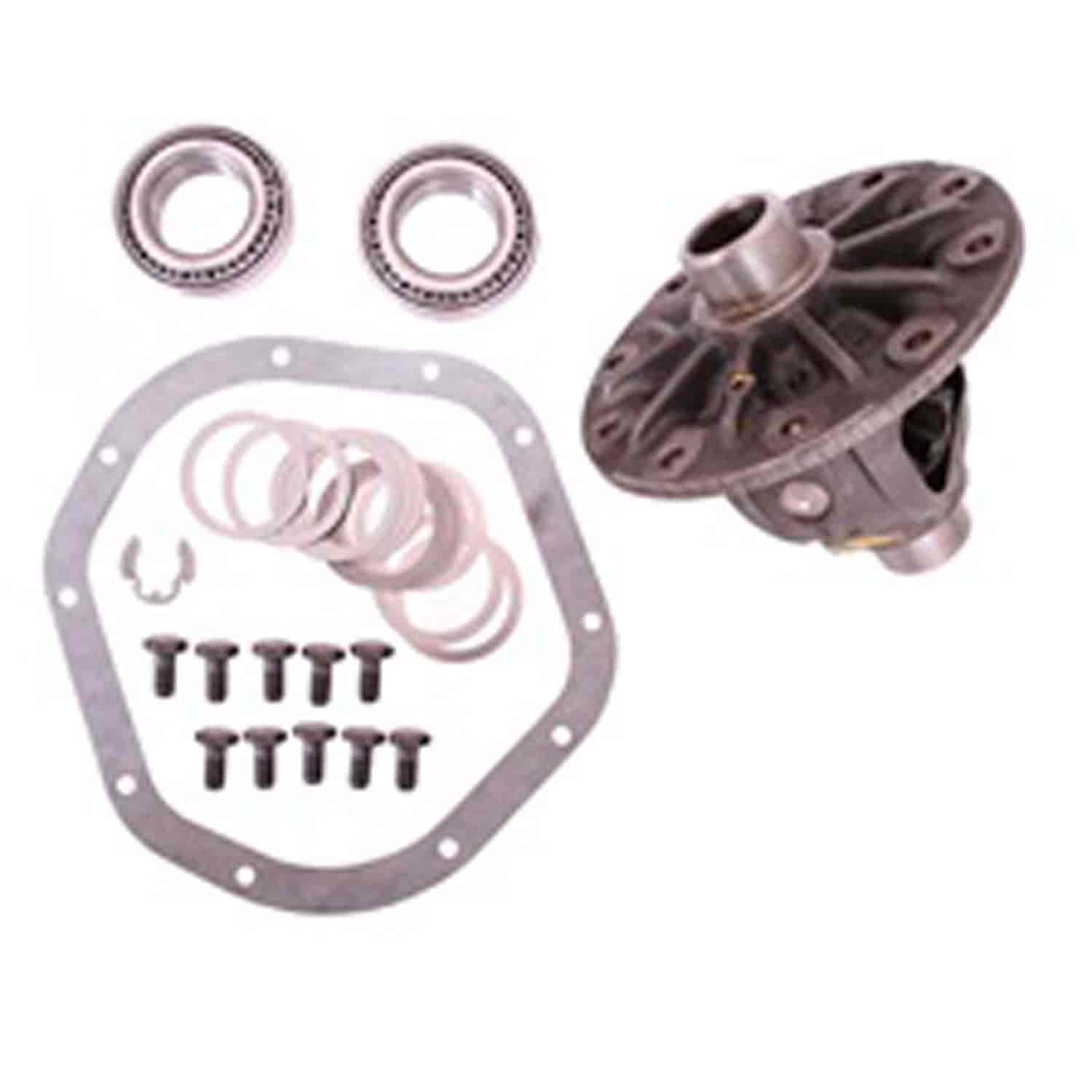 This differential carrier assembly from Omix-ADA fits 01-03 Jeep Wrangler TJ with rear Dana 44. 3.73 ratio. Spicer brand.