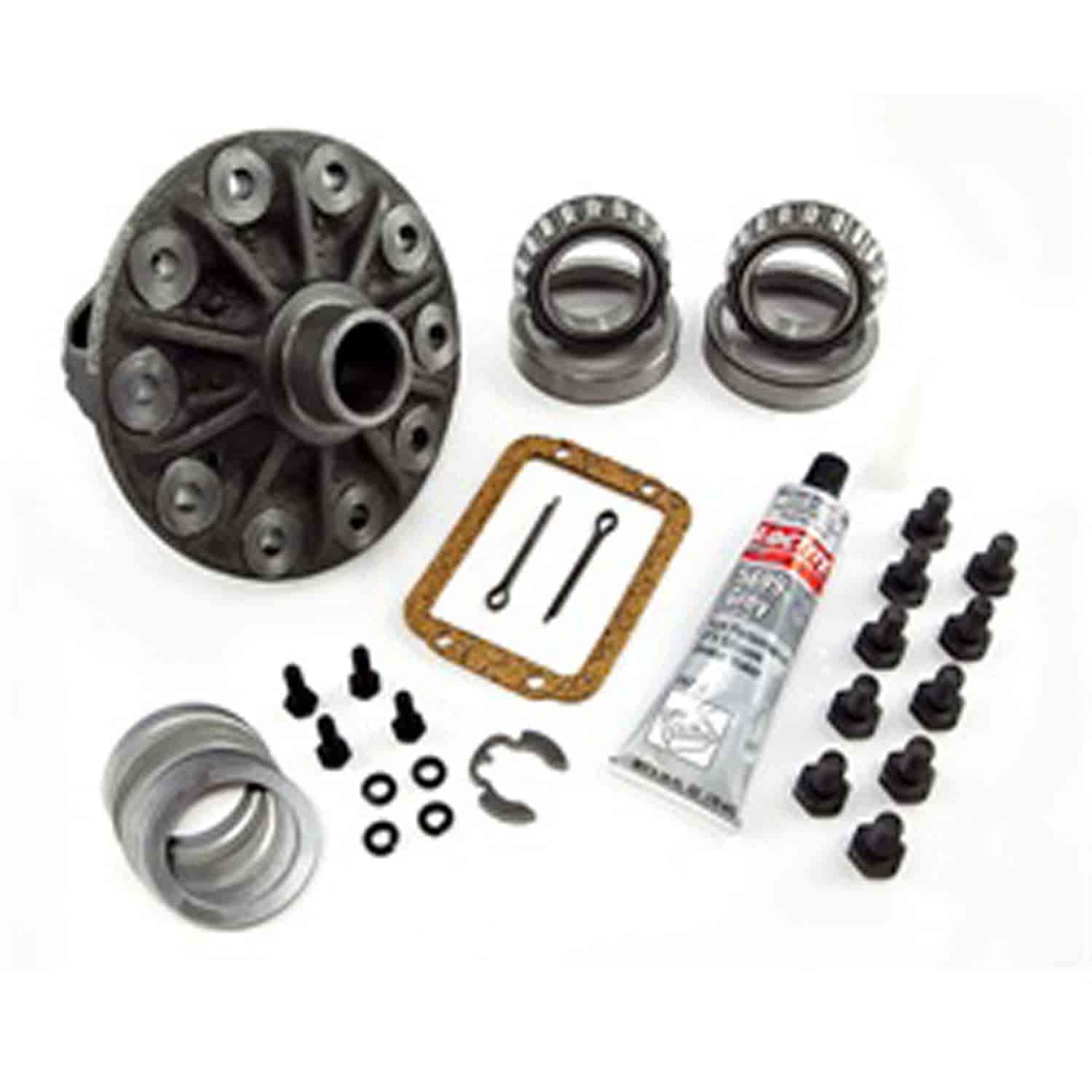 This standard differential case assembly kit from Omix-ADA fits for Dana 30 w/ Disconnect 3.07 to 3.55 Ratio