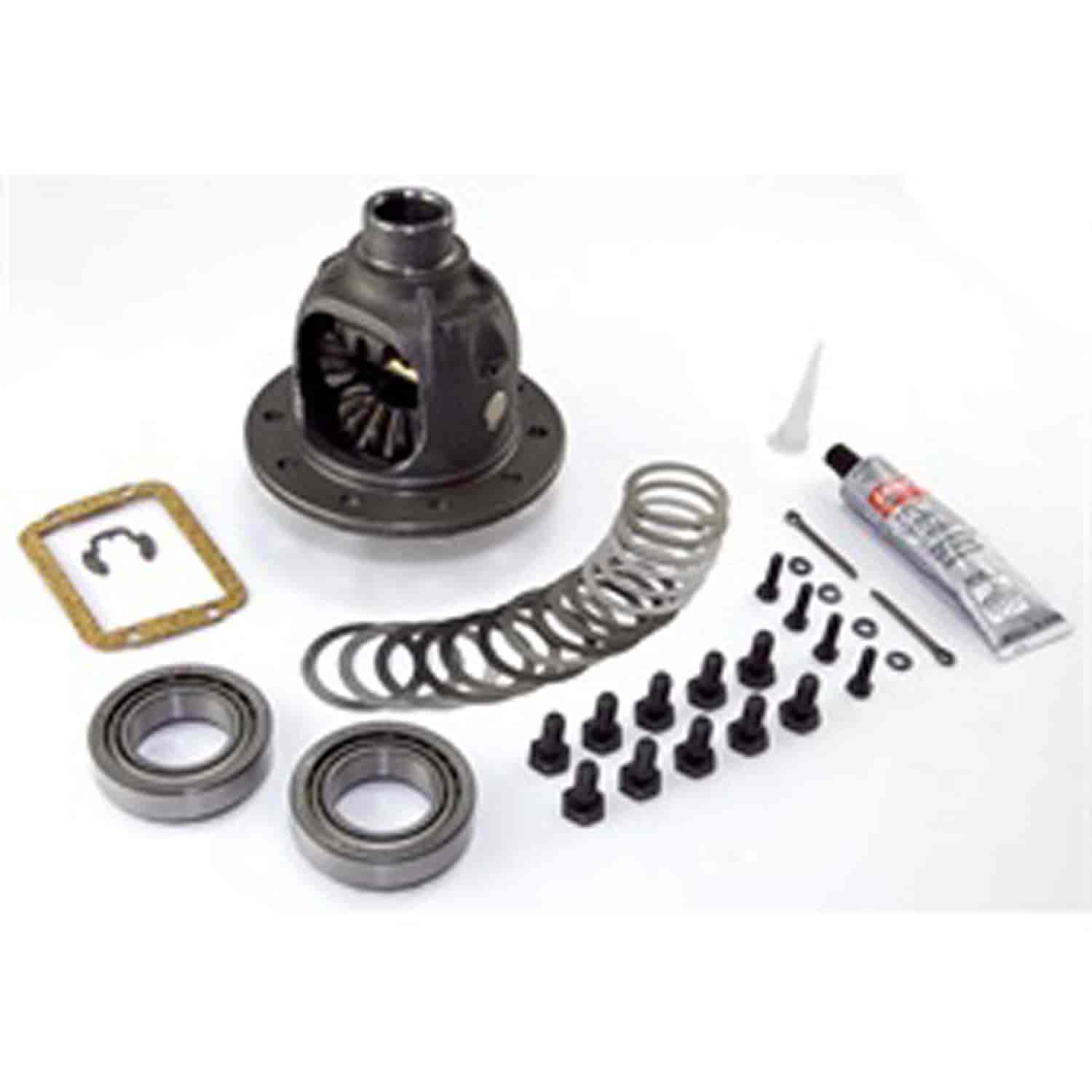 This standard differential case assembly kit from Omix-ADA is for Dana 30 w/ Disconnect 3.73 to 4.10 Ratio