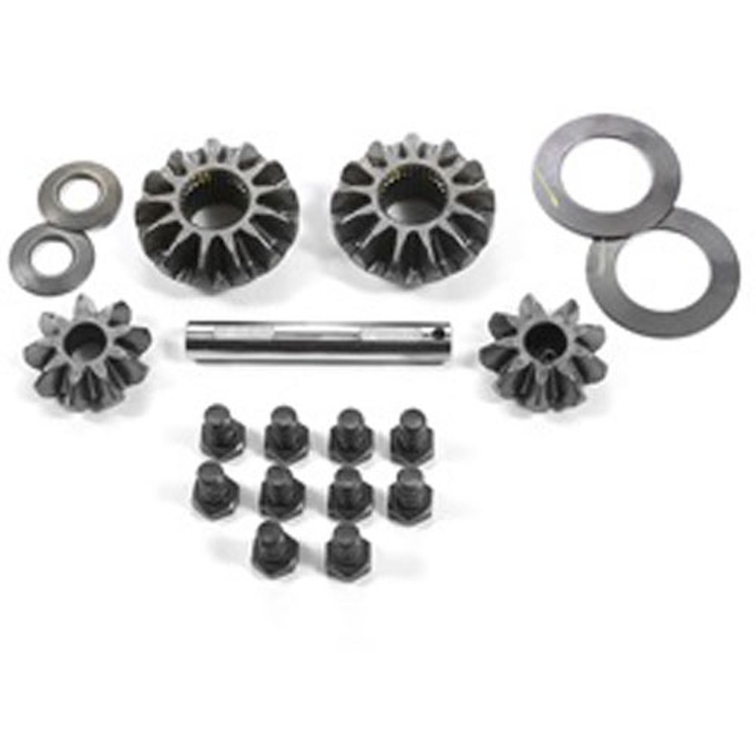 This differential spider gear set from Omix-ADA fits the rear Dana 44 axle found in 07-16 Jeep Wrang