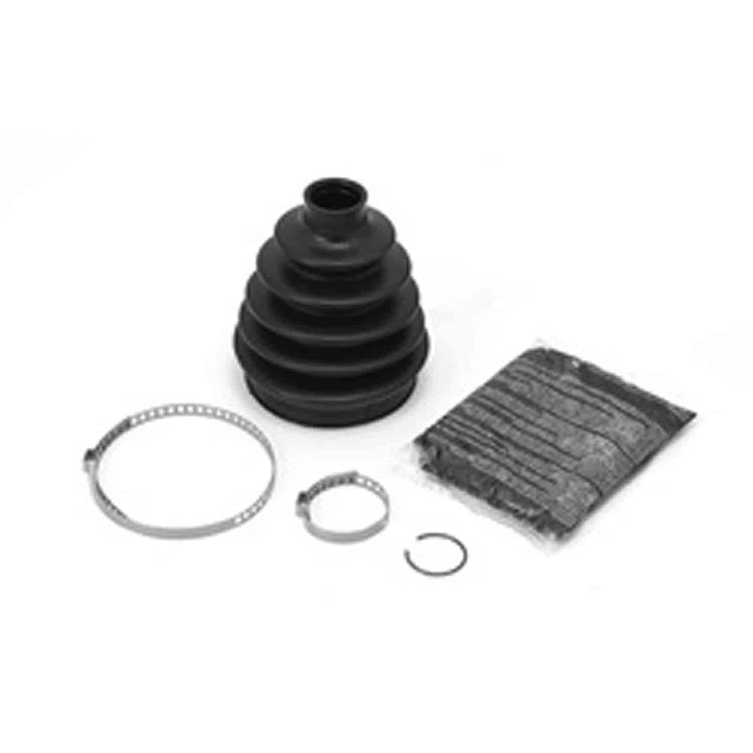 This front outer axle CV boot kit from Omix-ADA fits the left or right side of 05-10 Jeep Grand Cherokee WK .