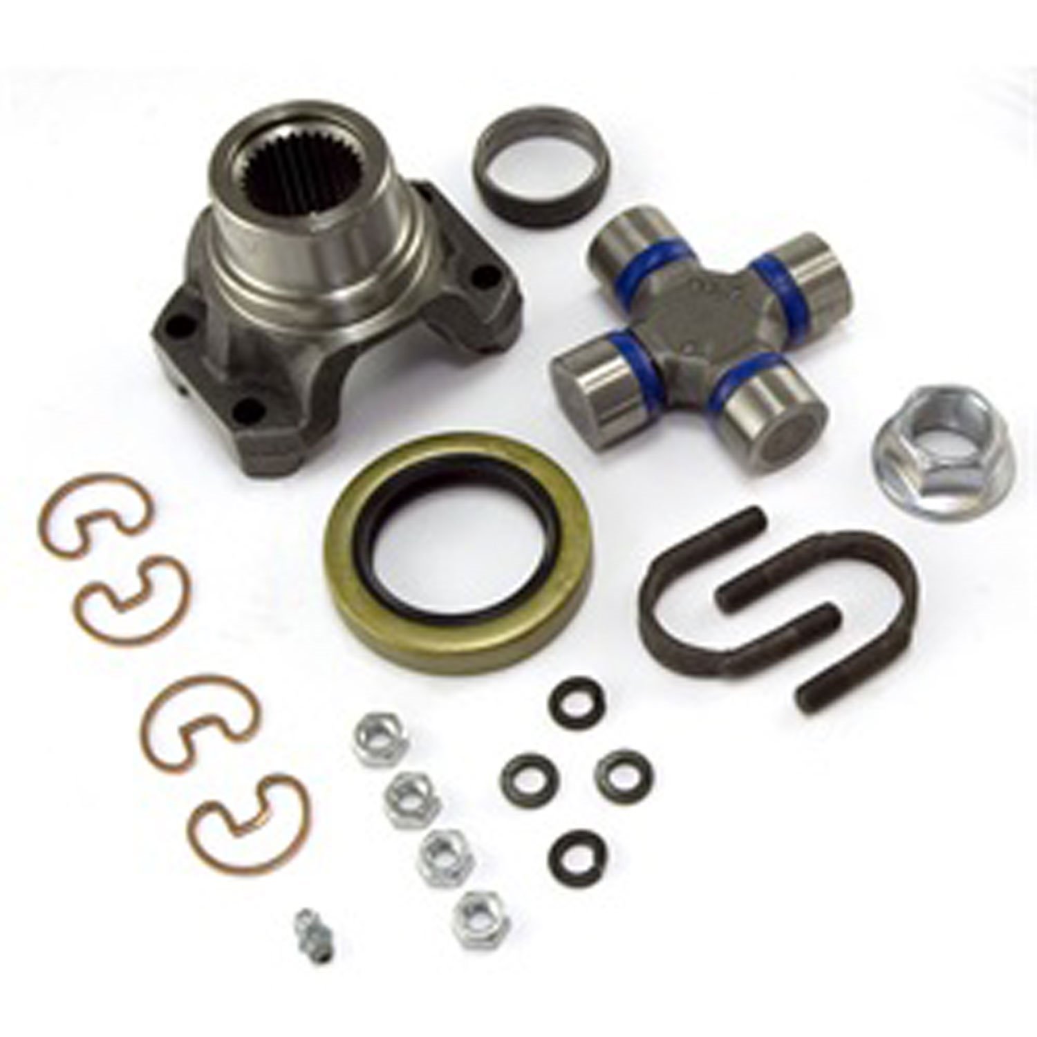 This yoke conversion kit from Alloy USA fits 76-83 Jeep CJ5 76-86 CJ7 and 81-86 CJ8 with an AMC 20 rear axle.