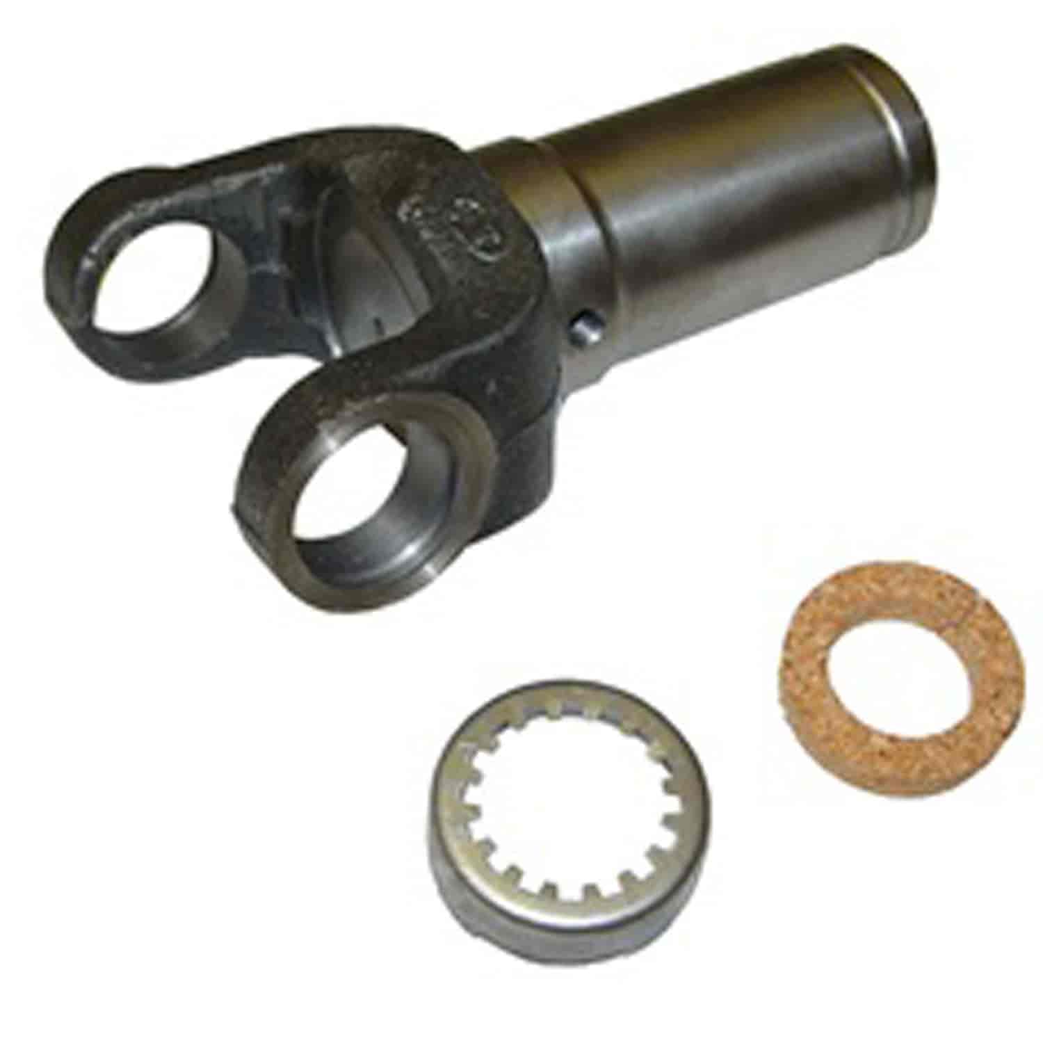 This driveshaft slip yoke from Omix-ADA fits 41-66 Willys and Jeep models. Fits front or rear two required per vehicle.