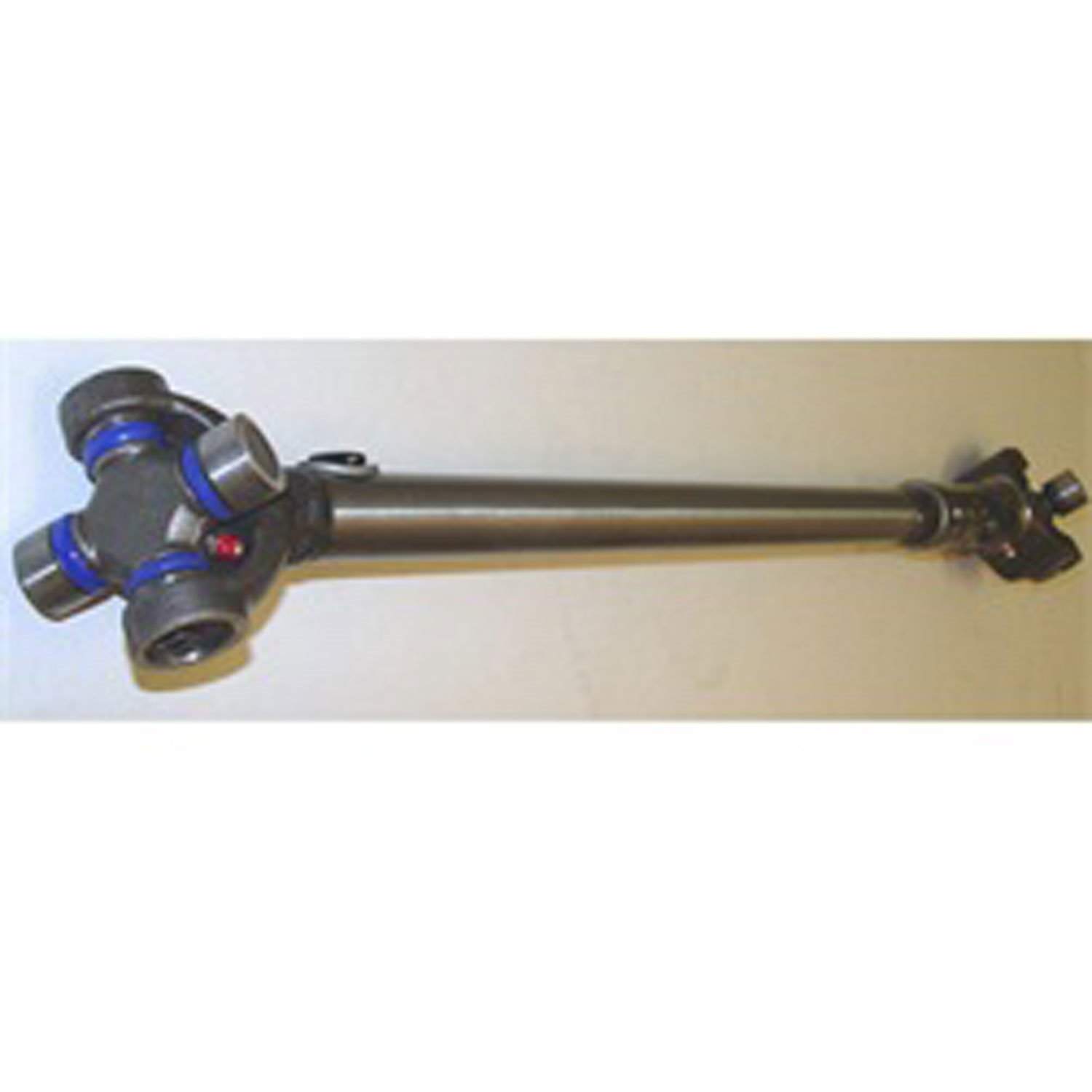 Stock replacement front driveshaft from Omix-ADA, Fits 76-79 Jeep CJ5 and CJ7 with a T150 manual transmission.