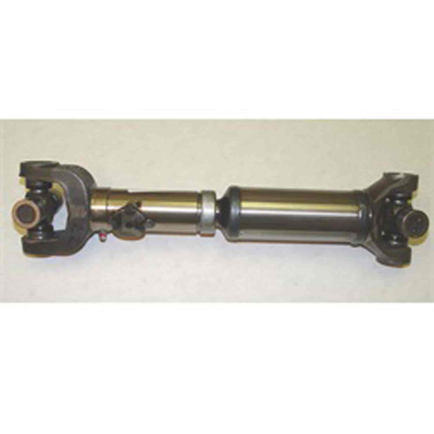 Stock replacement rear driveshaft from Omix-ADA, Fits 1980 Jeep CJ5 with 4 or 6-cylinder engines
