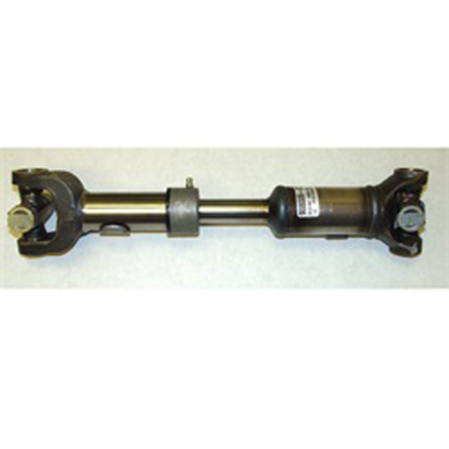 Stock replacement rear driveshaft from Omix-ADA, Fits 82-83 Jeep CJ5 with 4 or 6-cylinder engine