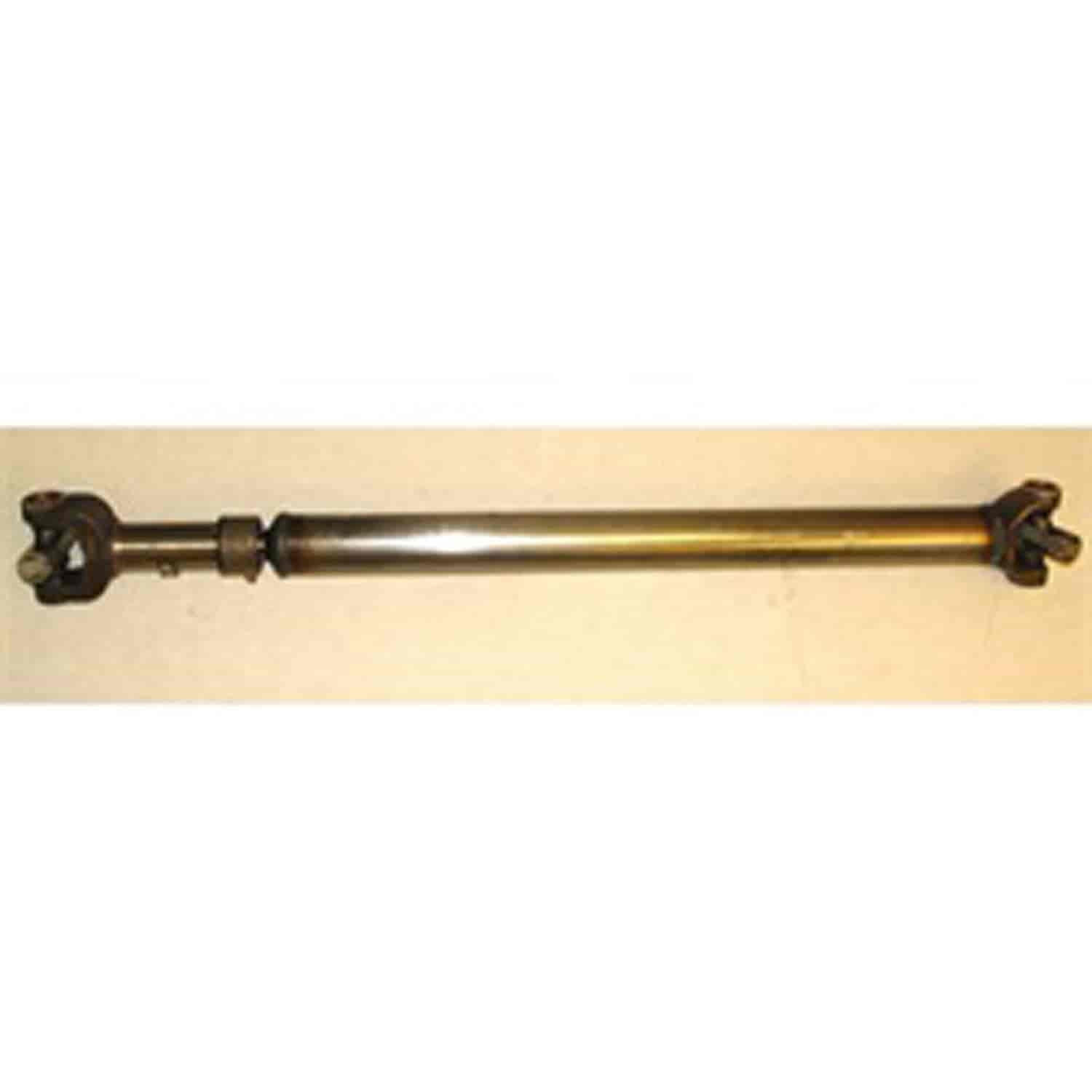 Stock replacement rear driveshaft from Omix-ADA, Fits 81-86 Jeep CJ8 with 4 or 6-cylinder en