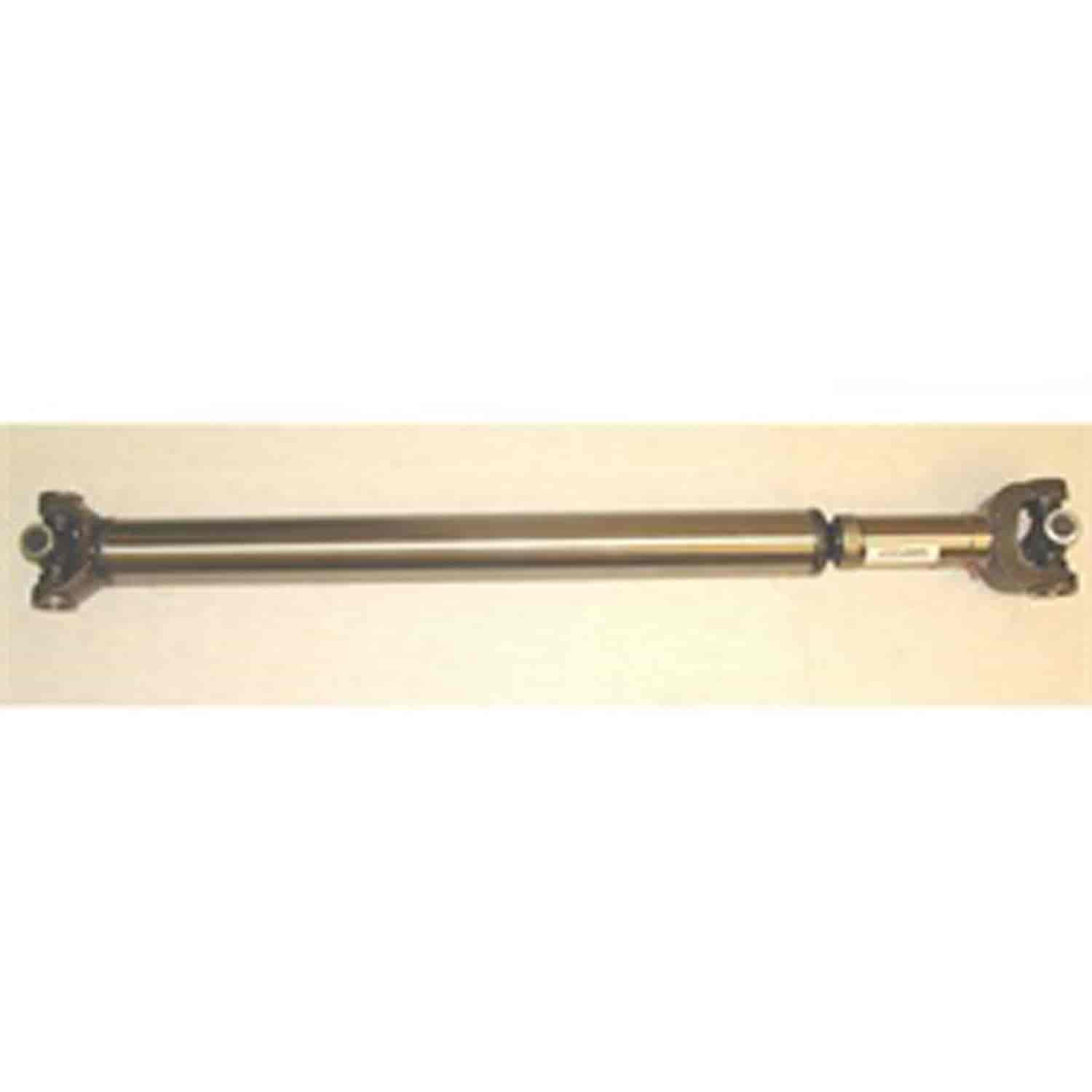 Stock replacement rear driveshaft from Omix-ADA, Fits 81-86 Jeep CJ8 with a 4 or 6-cylinder engi