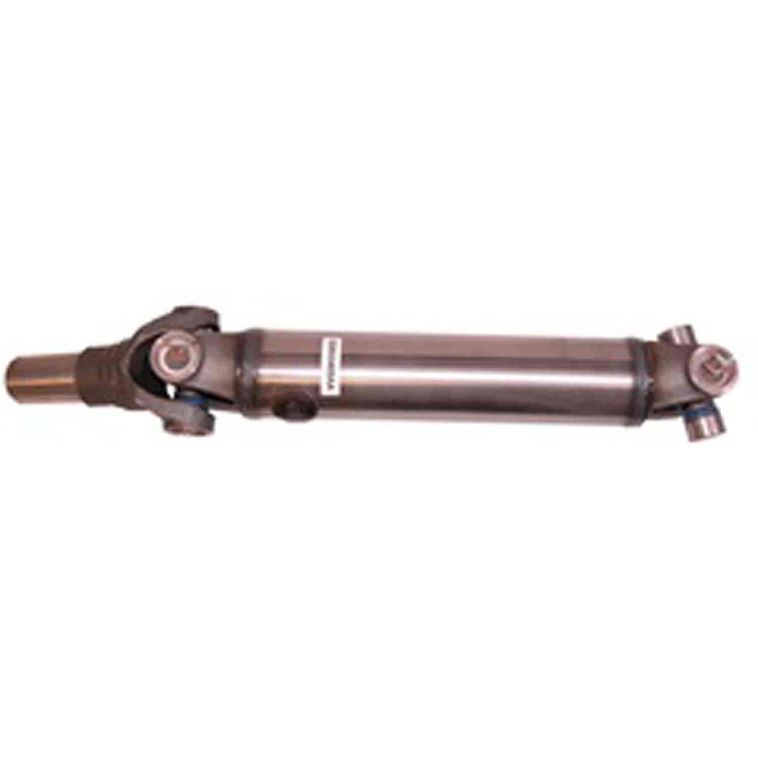 Stock replacement rear driveshaft from Omix-ADA, Fits 03-06 Jeep Wrangler TJ with an automatic transmission.