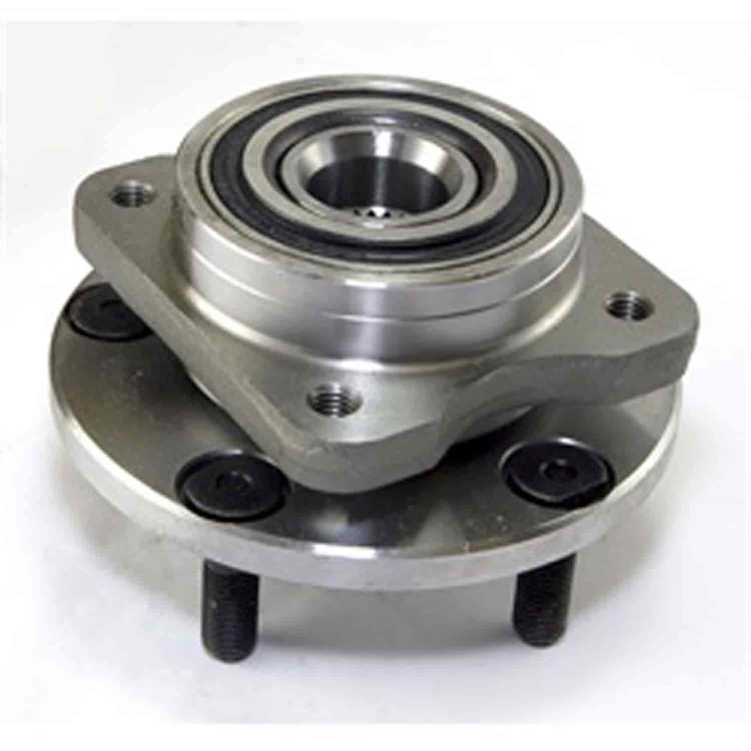 This front axle hub assembly from Omix-ADA fits 92-95 Chrysler minivans with 15 inch wheels and 97-0