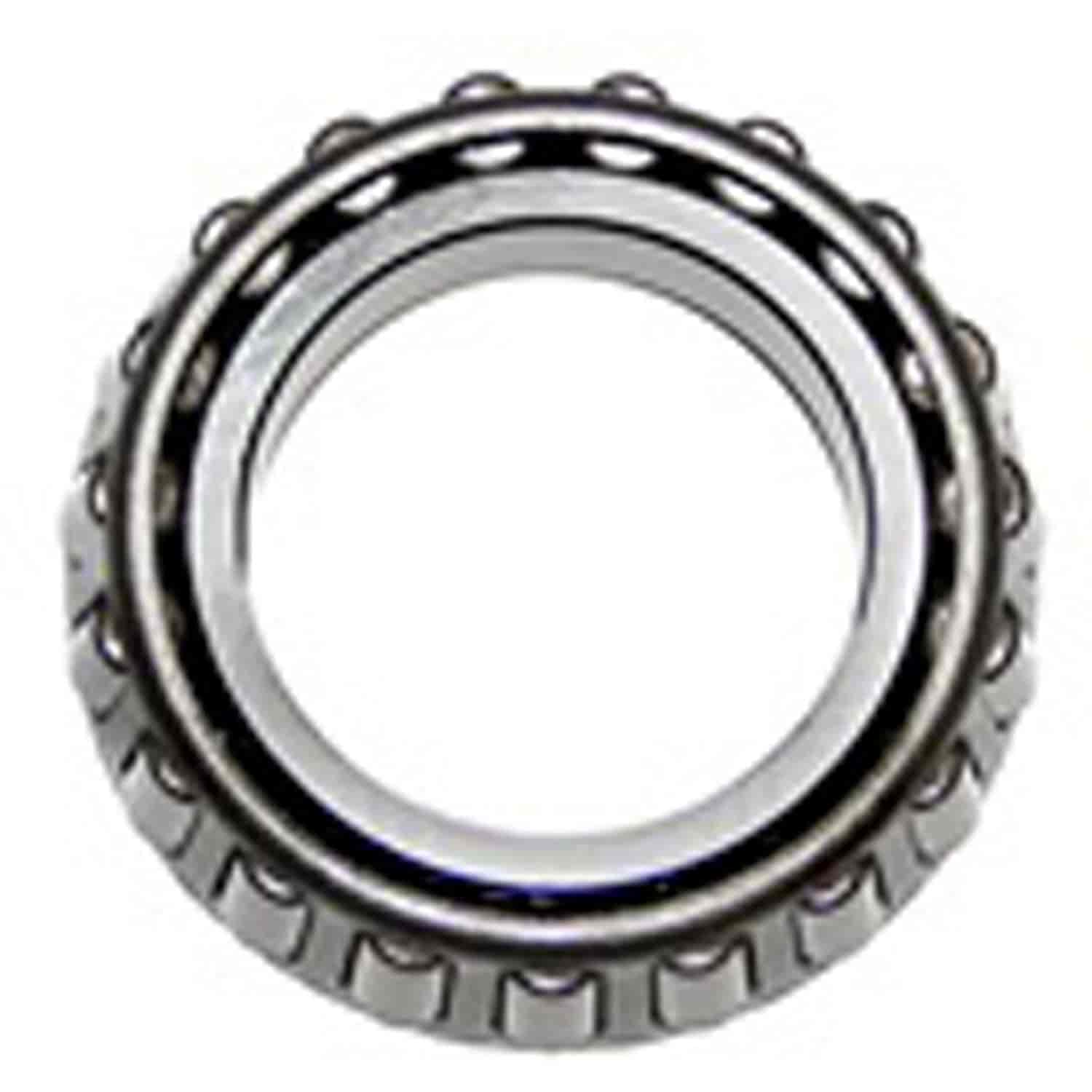 This front wheel bearing cone from Omix-ADA fits 41-66 Willys and Jeep models with Dana 25 front axl