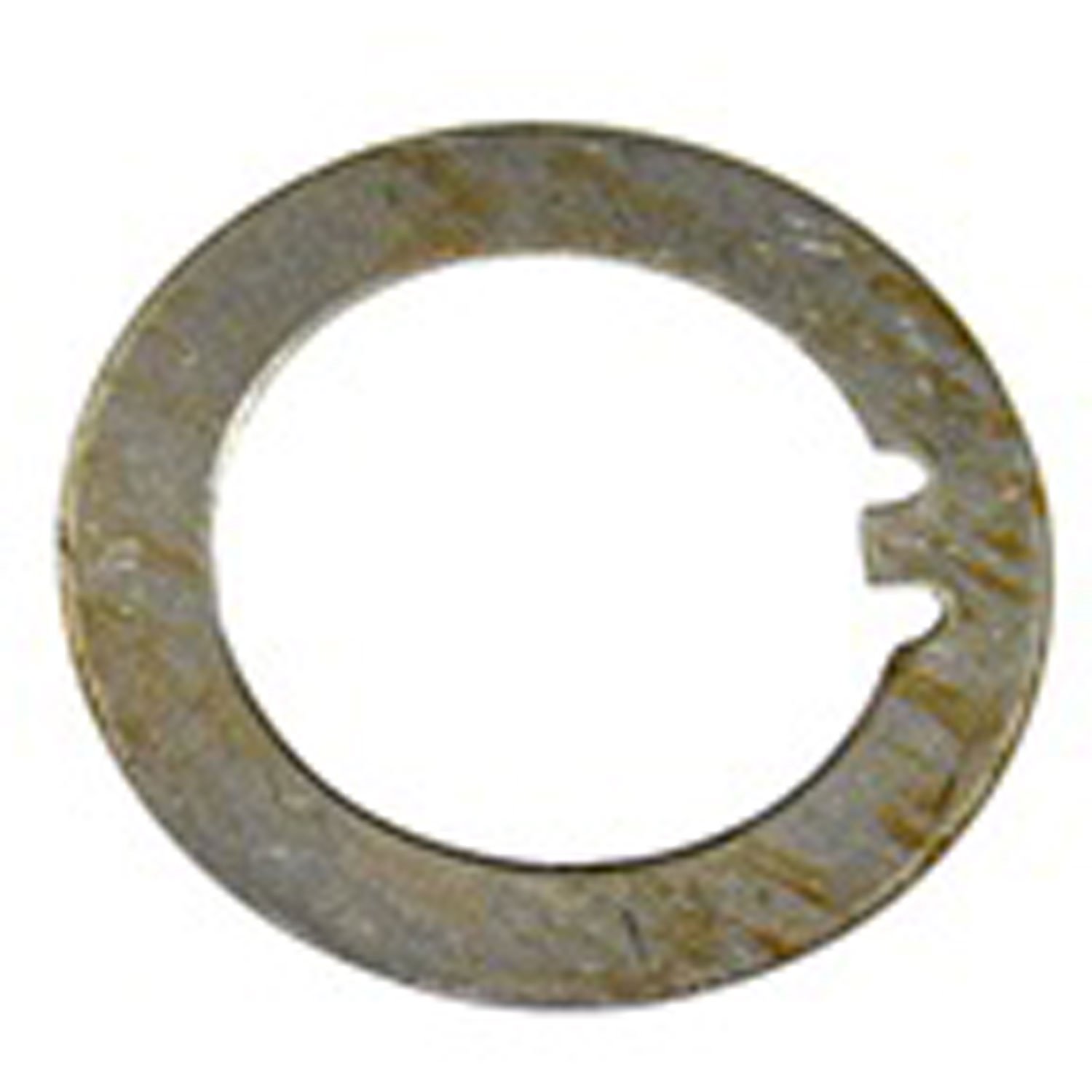 This wheel bearing lock washer from Omix-ADA for Dana 27 rear axle on 41-45 Ford GPWs and Willys MBs.