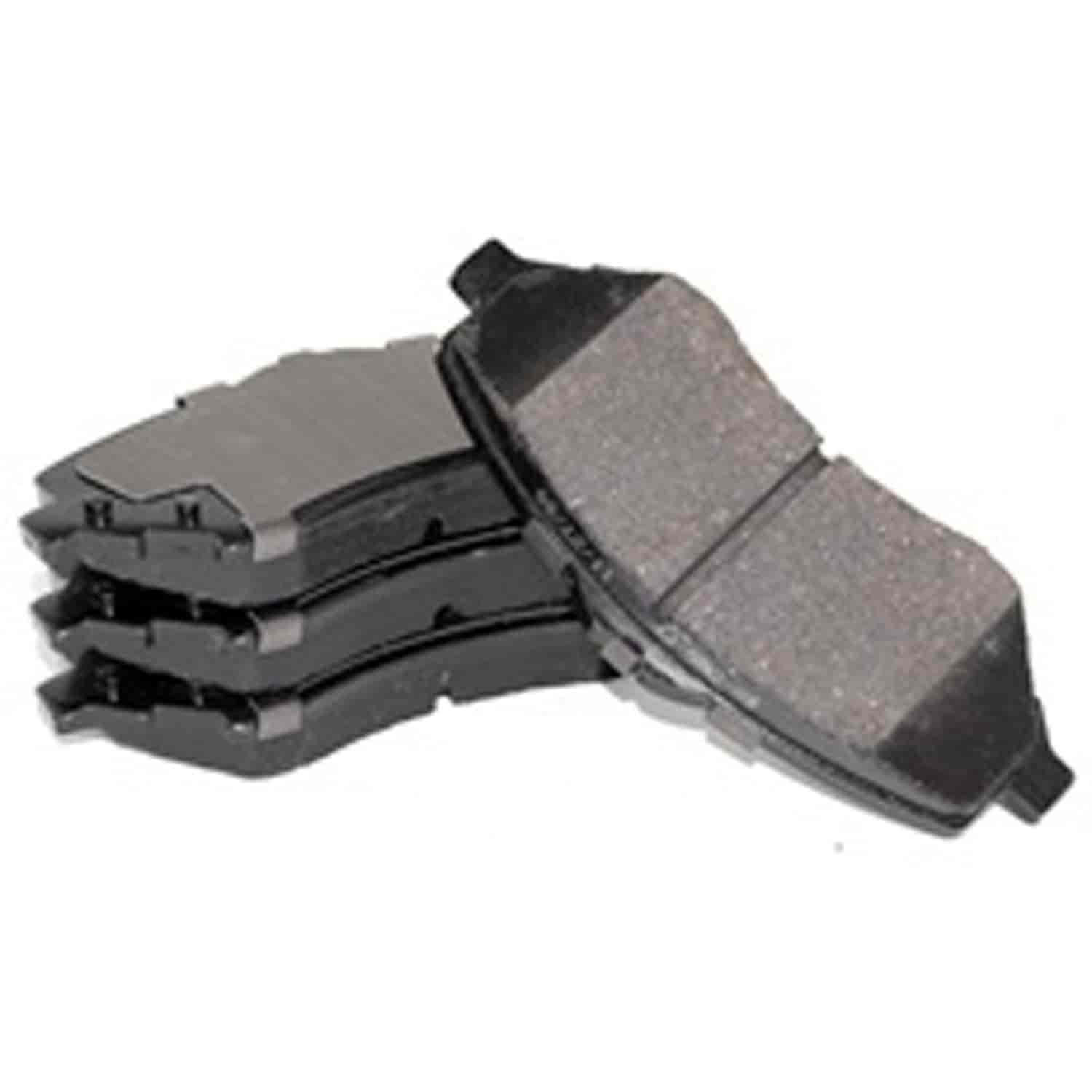 This set of rear disc brake pads from Omix-ADA fits 09-12 Jeep Compass and Patriots with 11.8 inch rotors.