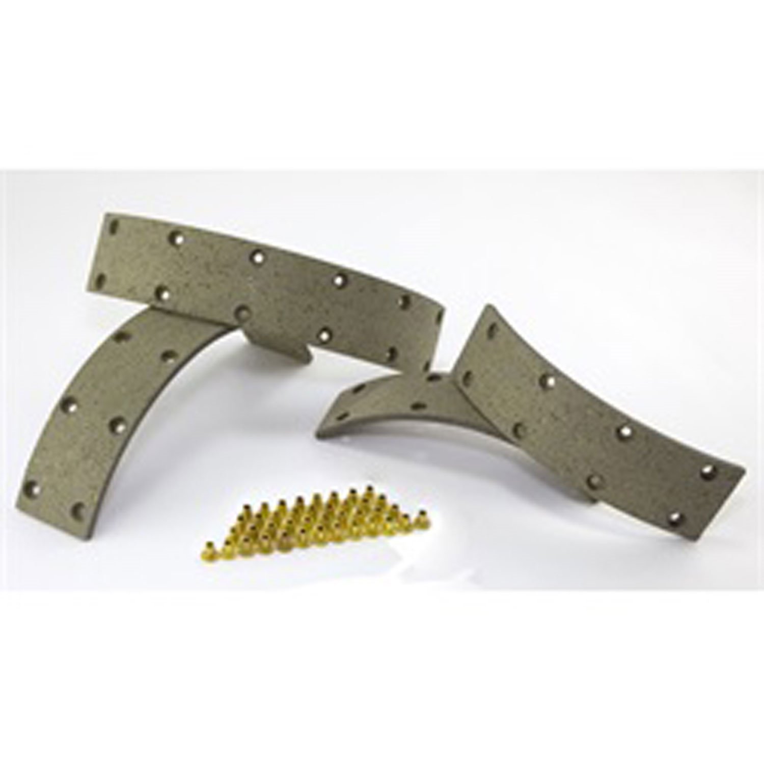 Brake Shoe Linings Front or Rear With Rivets 9 inch x 1-3/4 inch 41-45 Willys MB 45-45 Ford GPW 45-4