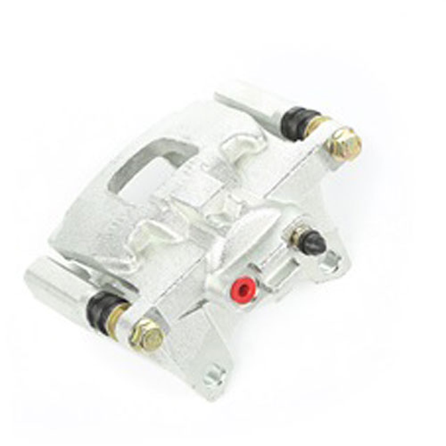This rear disc brake caliper from Omix-ADA fits the left side on 07-13 Jeep Wranglers and the right side on 08-12 Libertys.